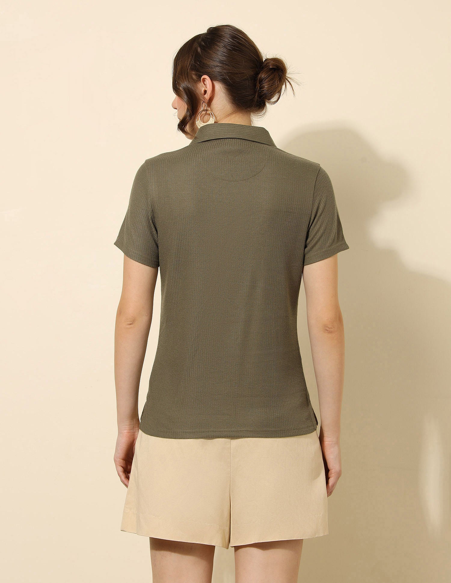 Regular Fit Solid Polo Shirt Olive - U.S. POLO ASSN. | Large
