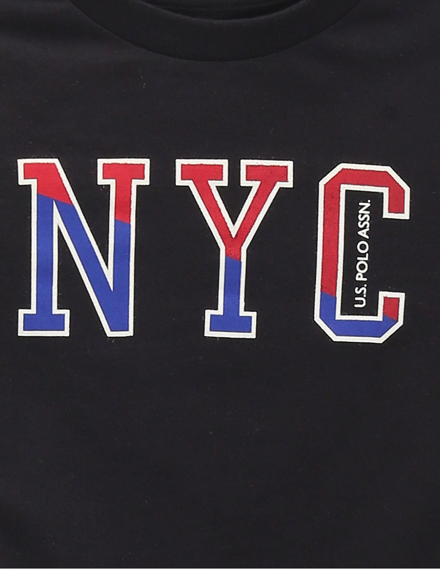 Boys Pure Cotton T-Shirt - Pack Of 2 Orange and Black - U.S. POLO ASSN. | Large