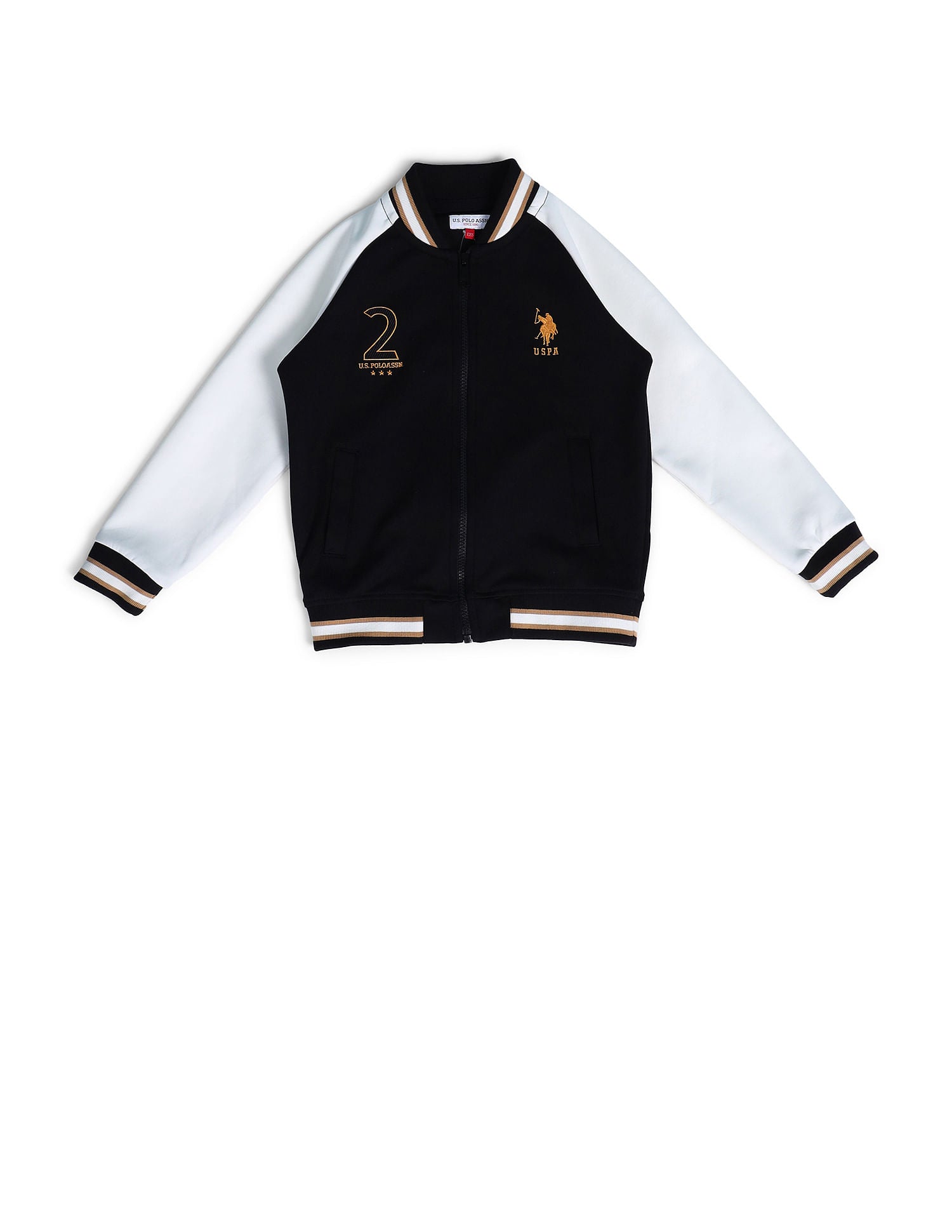 Boys Regular Fit Brand Printed Sweatshirt Black - U.S. POLO ASSN. | Large