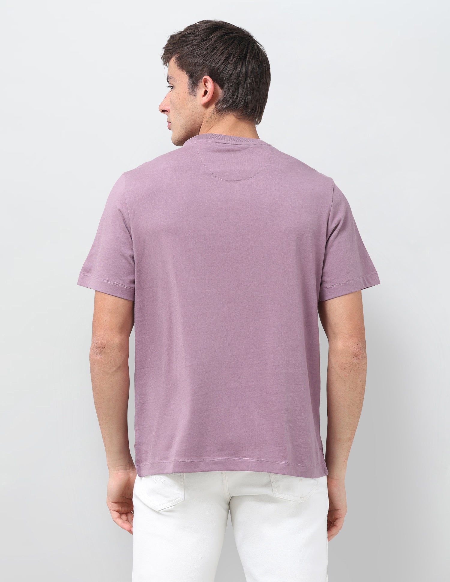 Typographic Brand Printed Relaxed Fit T-Shirt Pink - U.S. Polo Assn. India | Large
