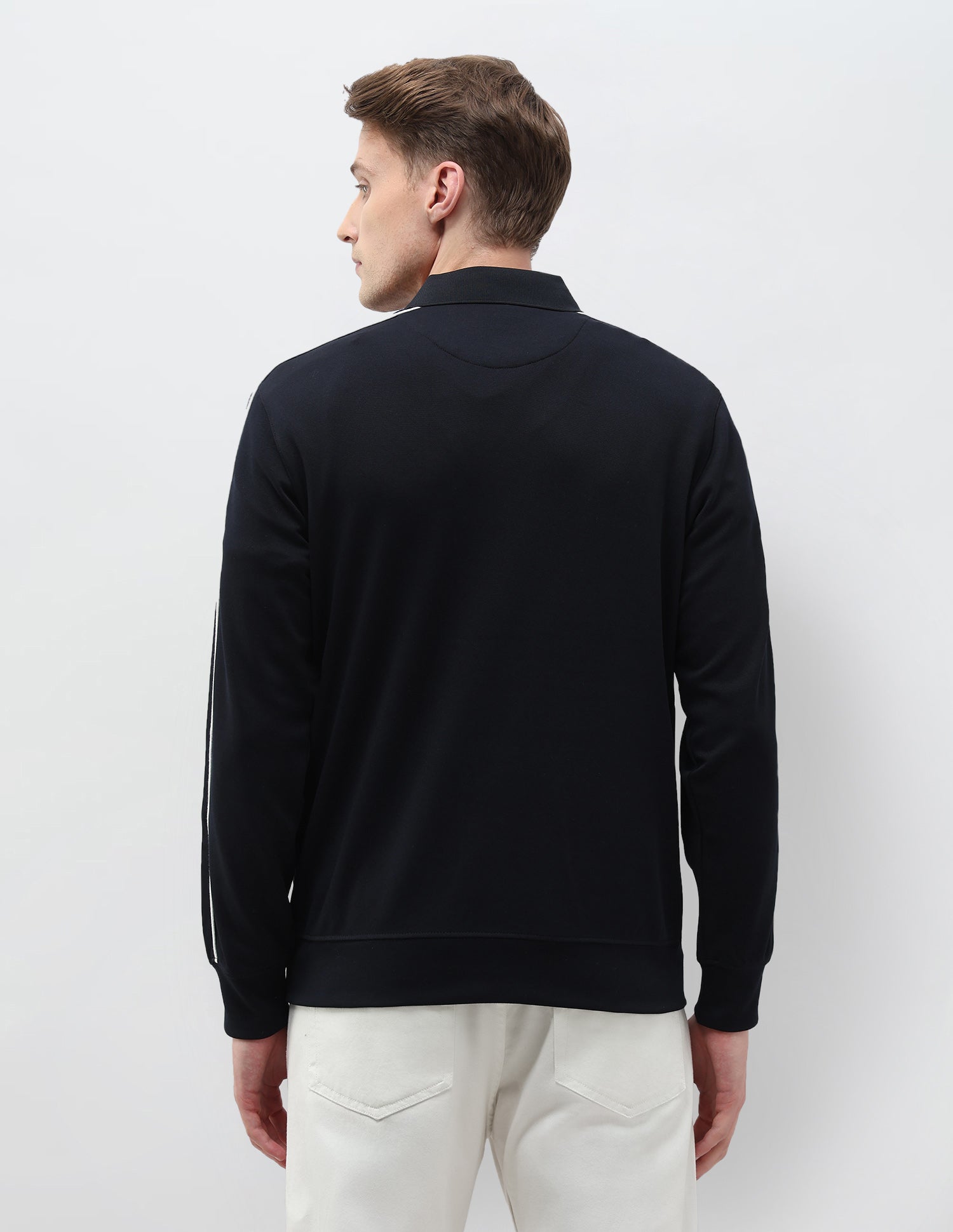 Solid Regular Fit Sweatshirt Navy - U.S. POLO ASSN. | Large