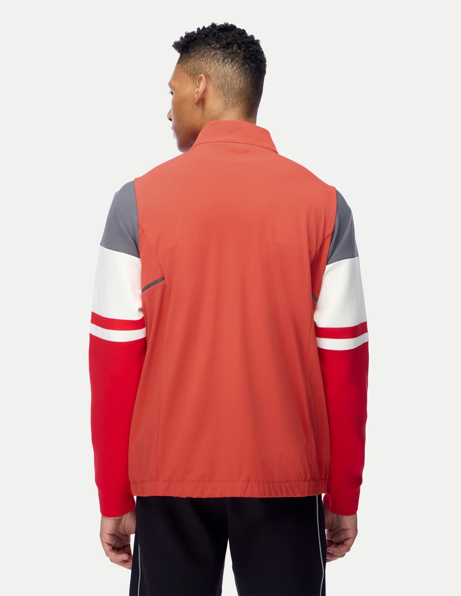 Solid Regular Fit Active Jacket Orange - U.S. Polo Assn. India | Large
