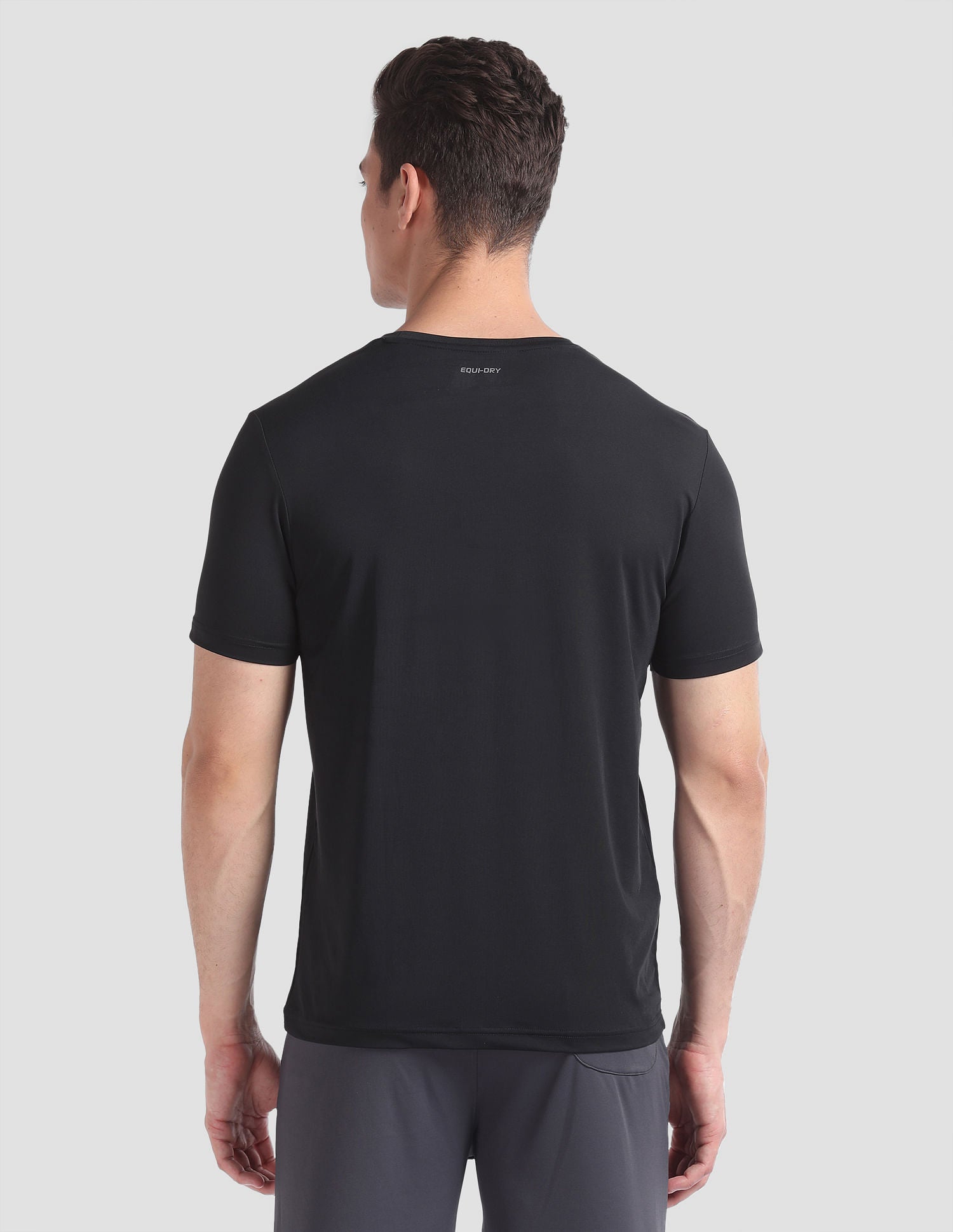 Solid AE002 Lounge T-Shirt - Pack Of 1 Black - U.S. POLO ASSN. | Large