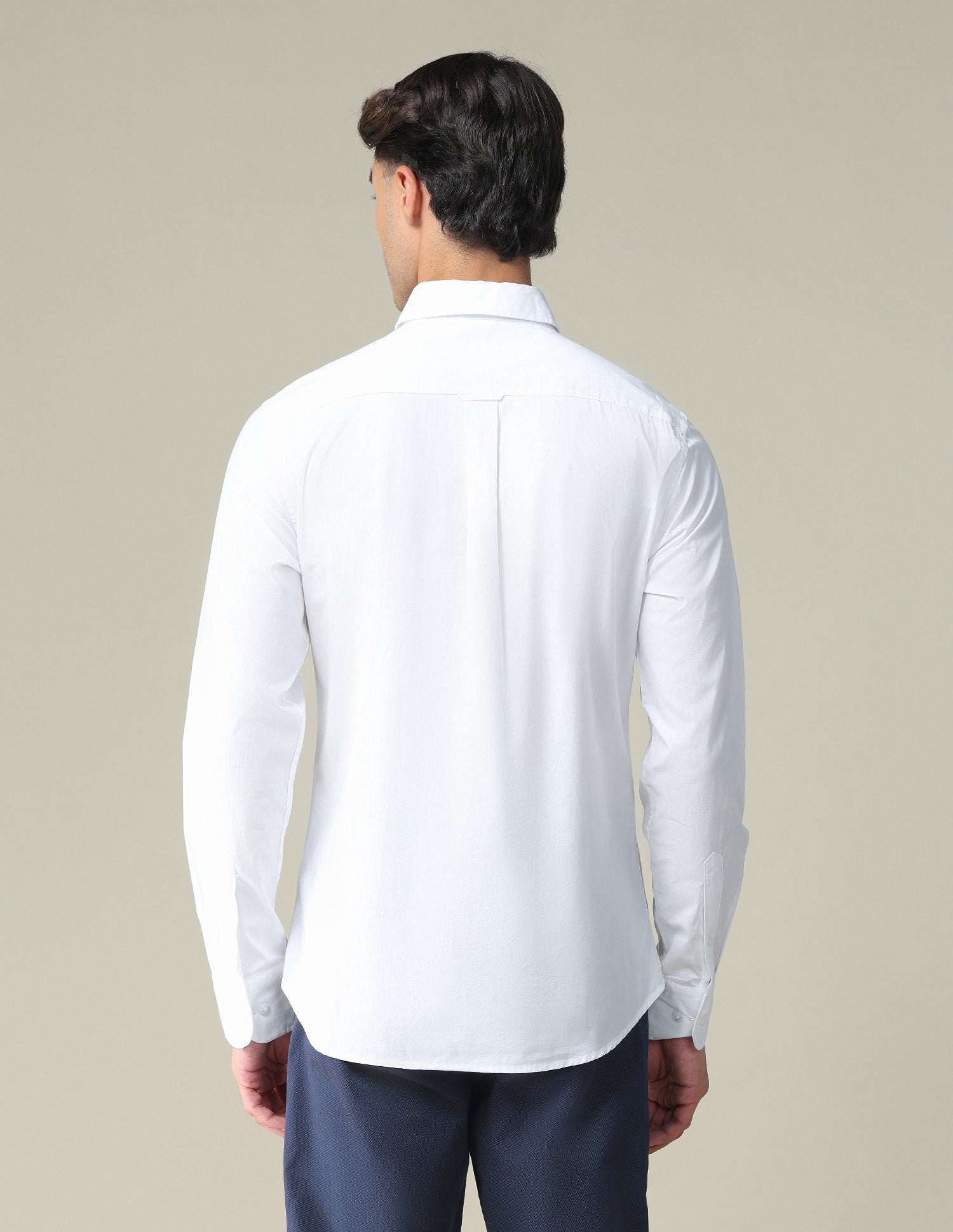 Engineered Stripe Cotton Casual Shirt White - U.S. POLO ASSN. | Large