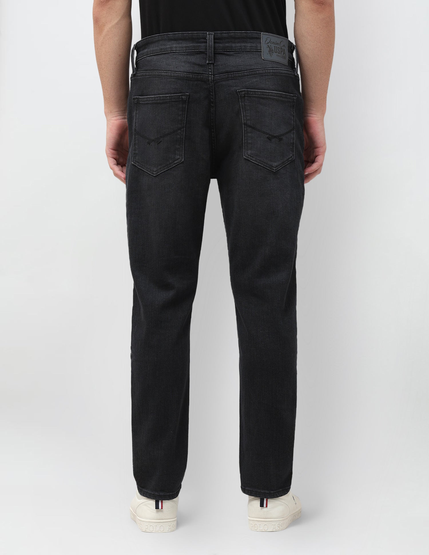 Cole Comfort Cropped Black Jeans Black - U.S. Polo Assn. India | Large