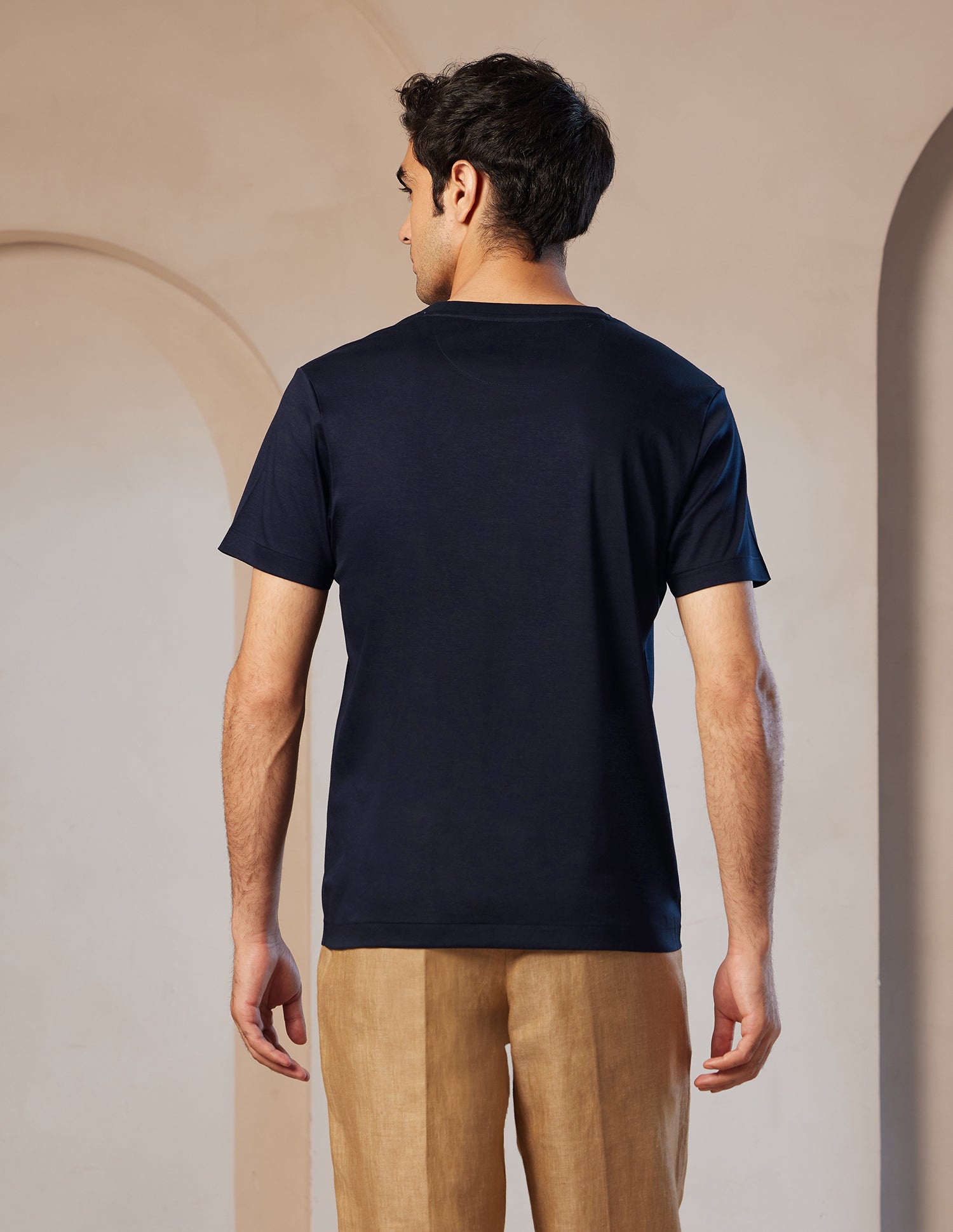 Pacho X Crest Logo Slim Fit T-Shirt Navy - U.S. POLO ASSN. | Large