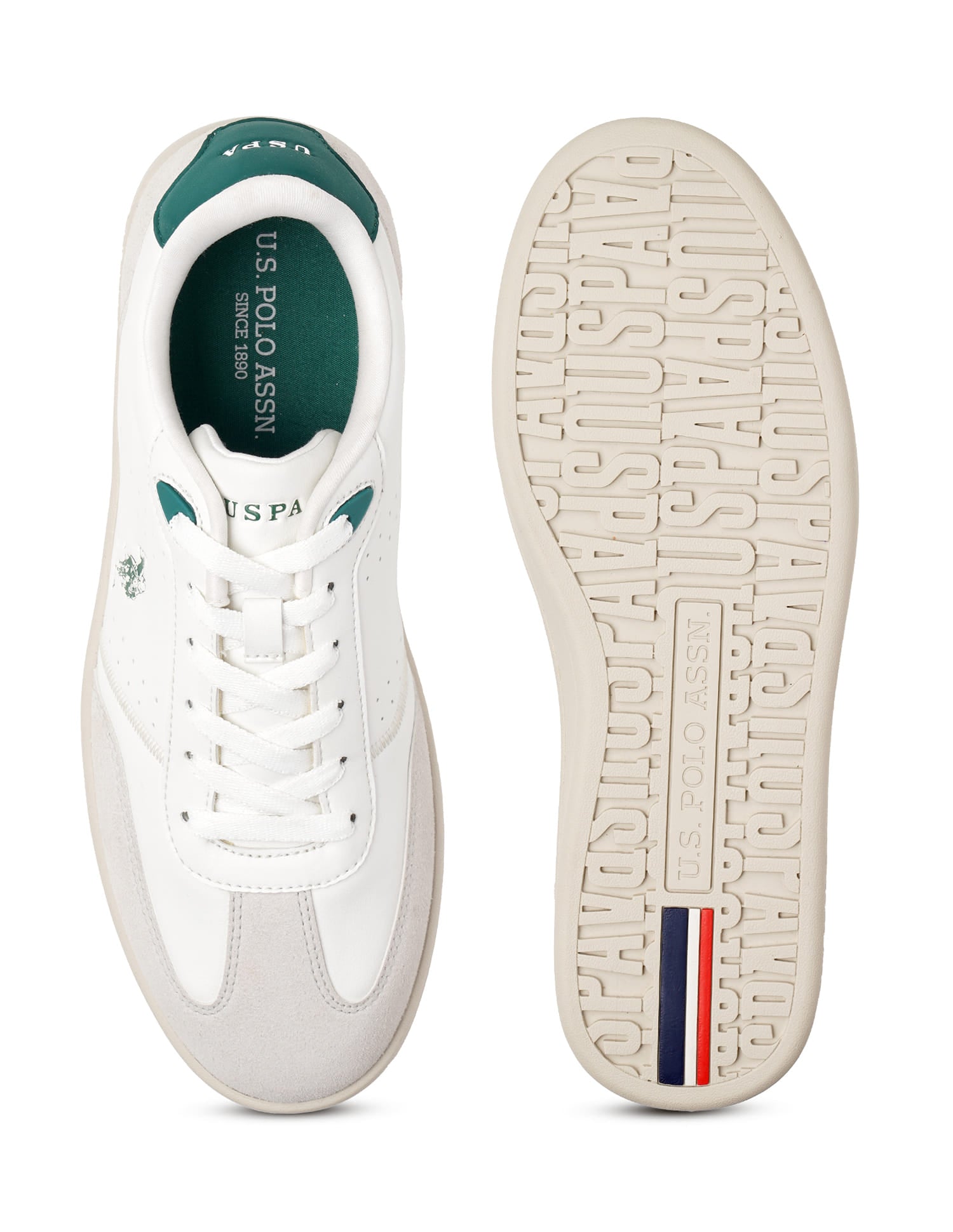 Men Cenik 2.0 Solid Sneakers Off White - U.S. Polo Assn. India | Large