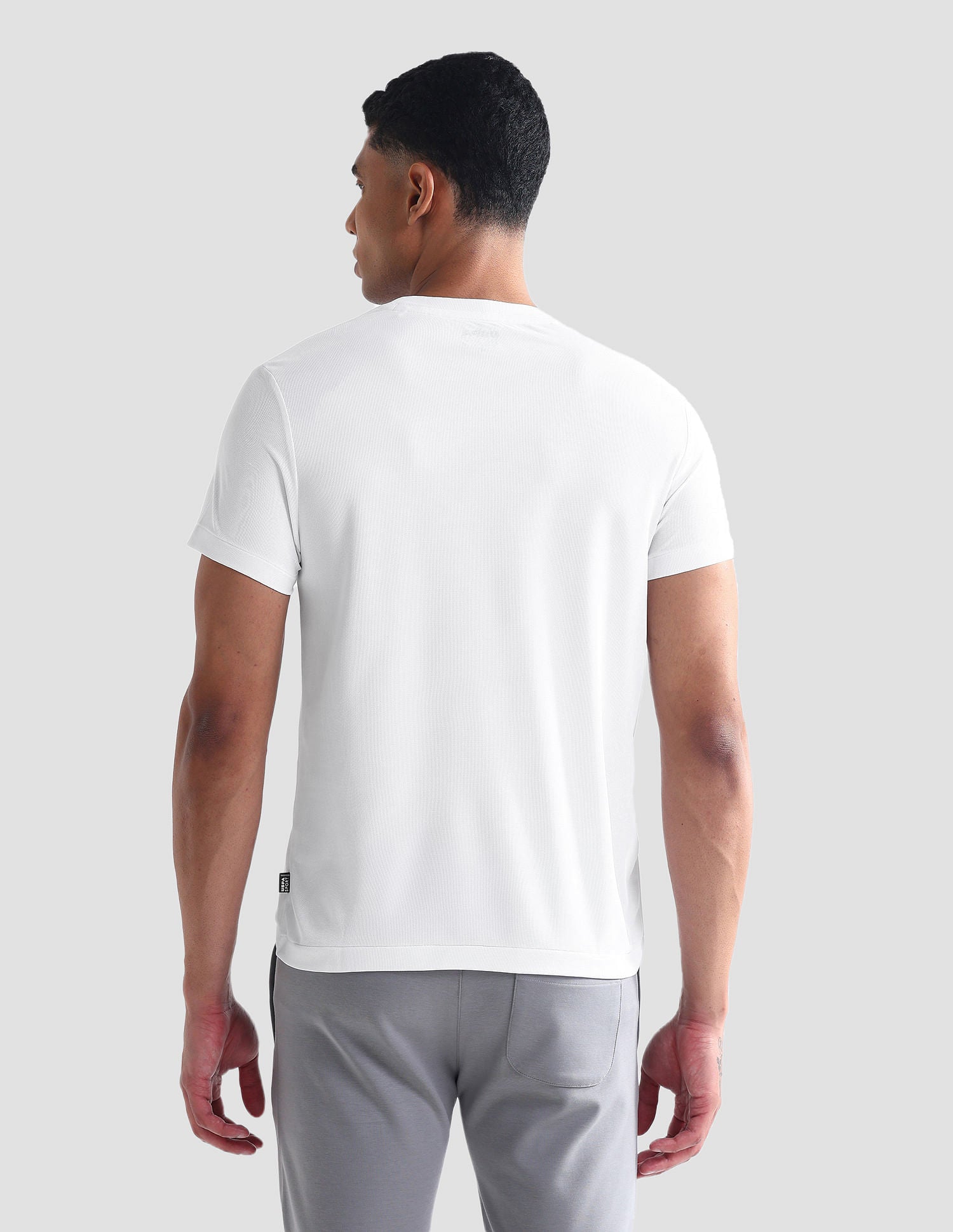 Crew Neck Brand Print T-Shirt White - U.S. POLO ASSN. | Large