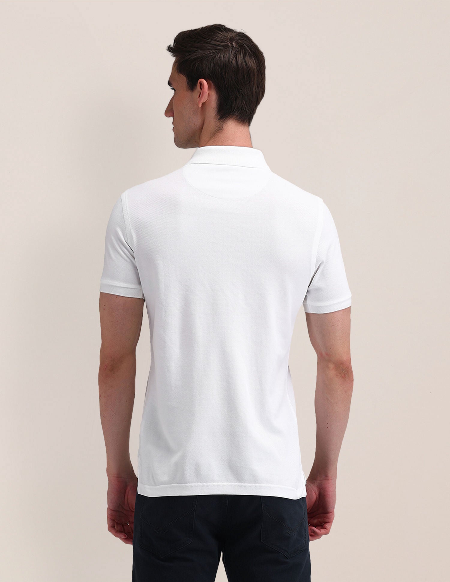 Solid Slim Fit Polo Shirt White - U.S. POLO ASSN. | Large