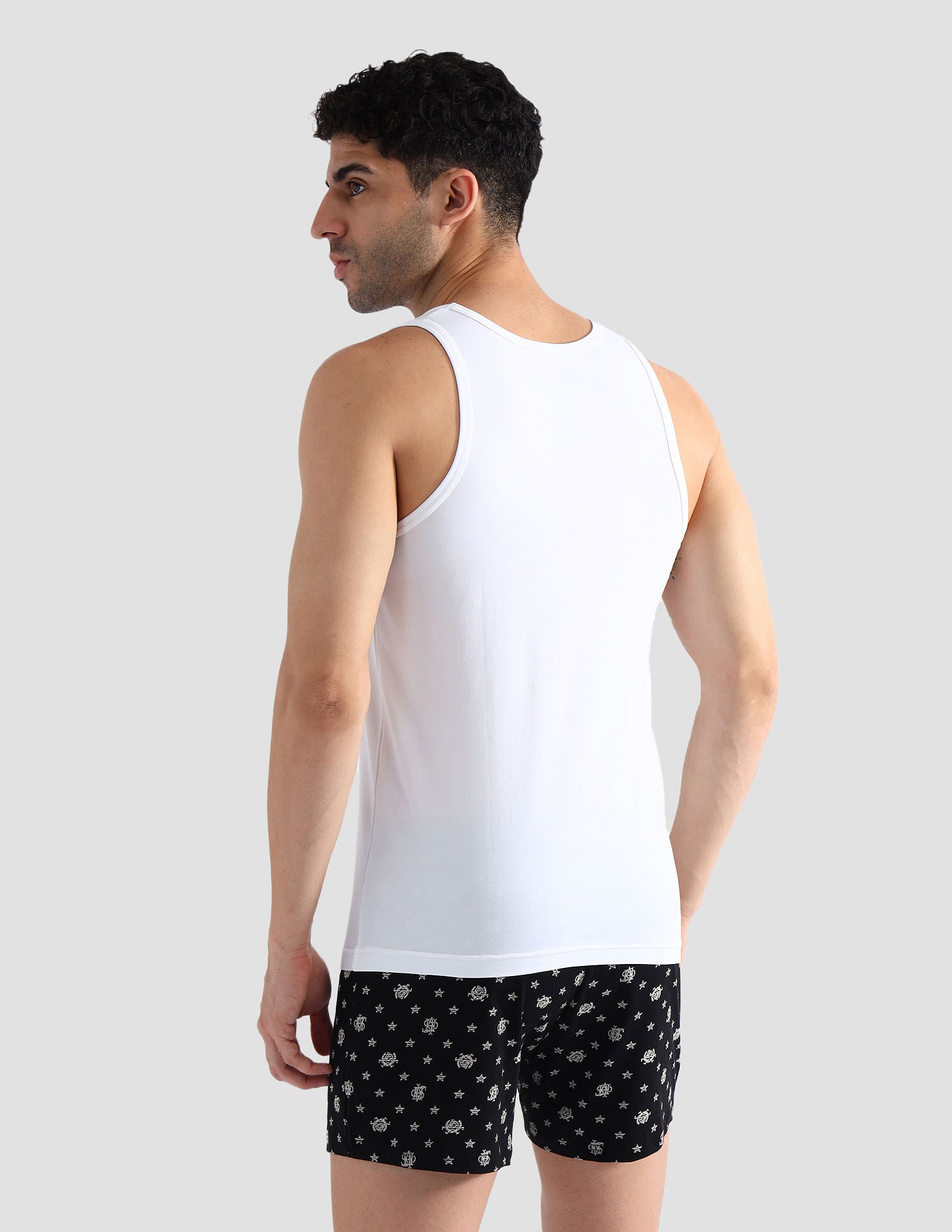 Solid Cotton PV002 Vest - Pack Of 2 White - U.S. POLO ASSN. | Large