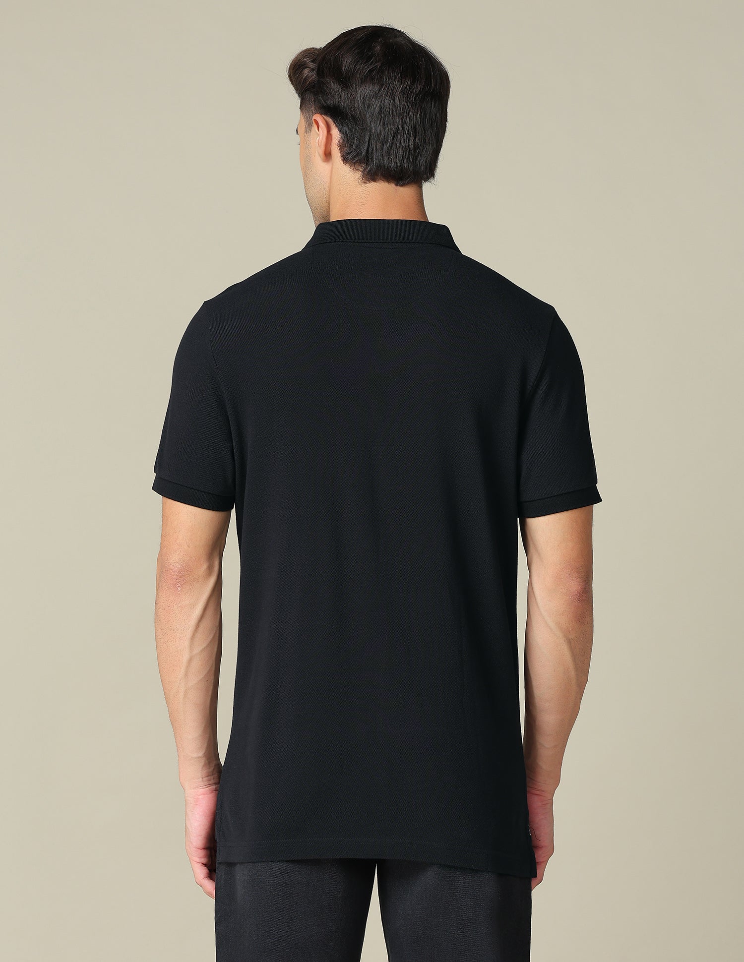 Muscle Fit Graphic Printed Polo Shirt Black - U.S. POLO ASSN. | Large