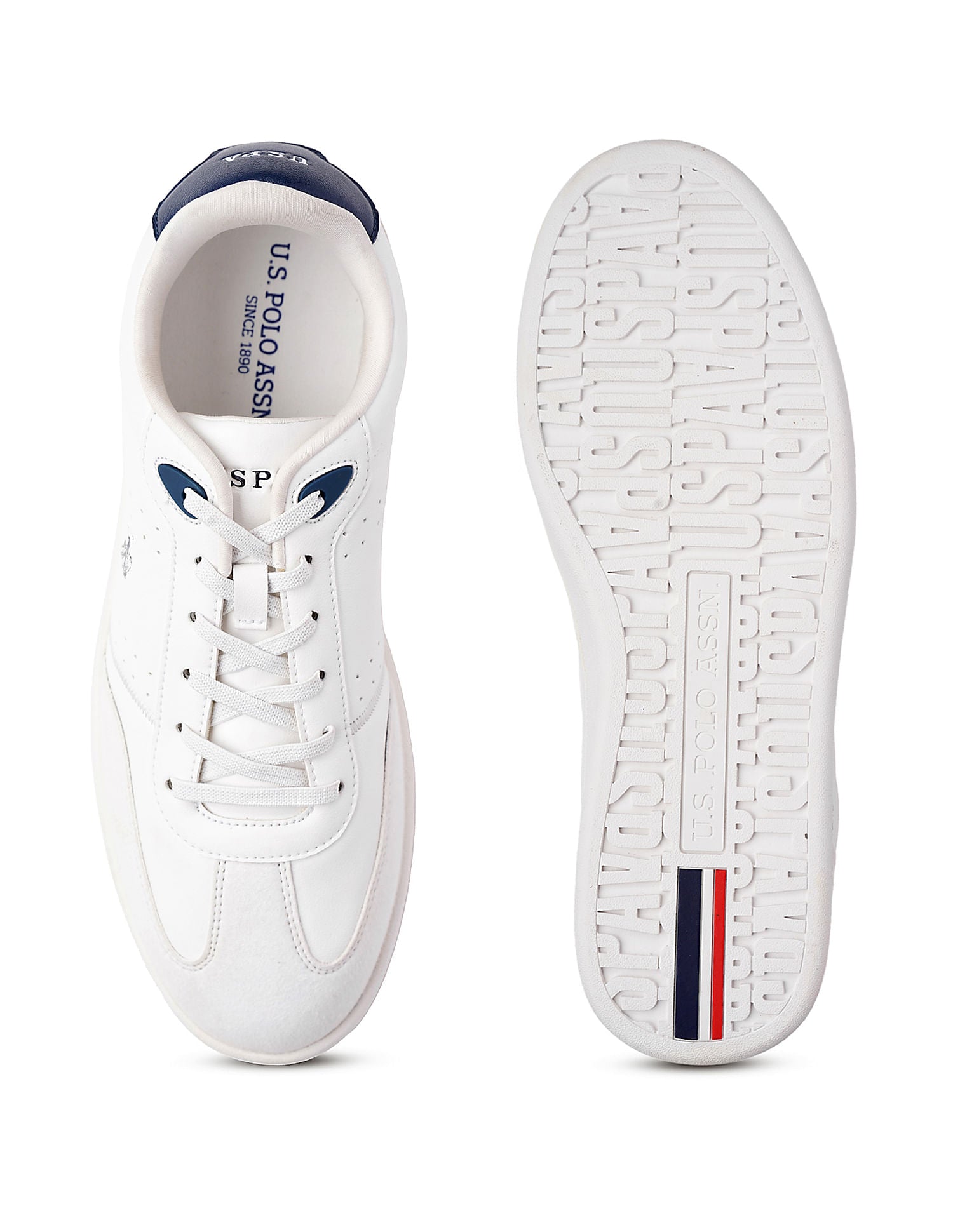 Men Cenik Suede Sneakers White - U.S. Polo Assn. India | Large