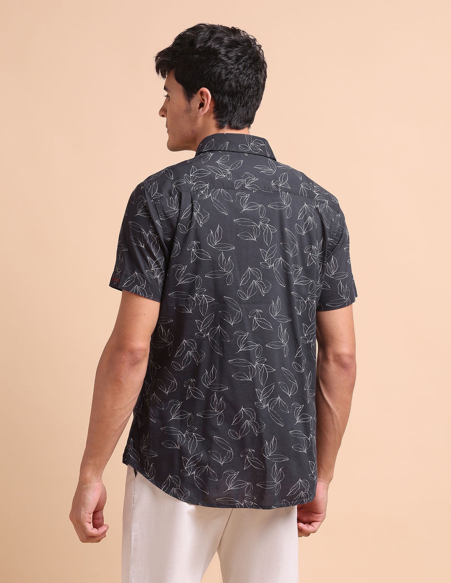 Manhattan Slim Fit All-Over Shirt Navy - U.S. POLO ASSN. | Large