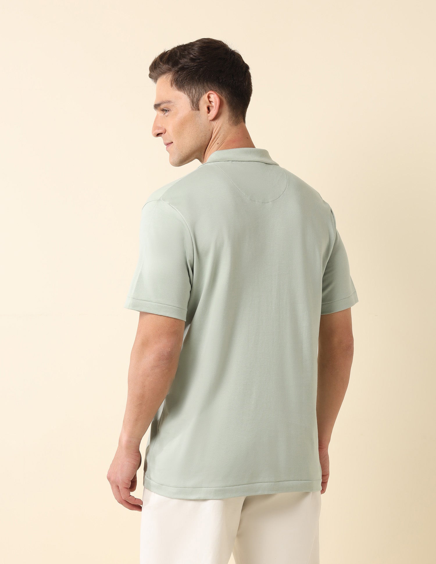 Slim Fit Classic Polo Shirt Light Green - U.S. Polo Assn. India | Large