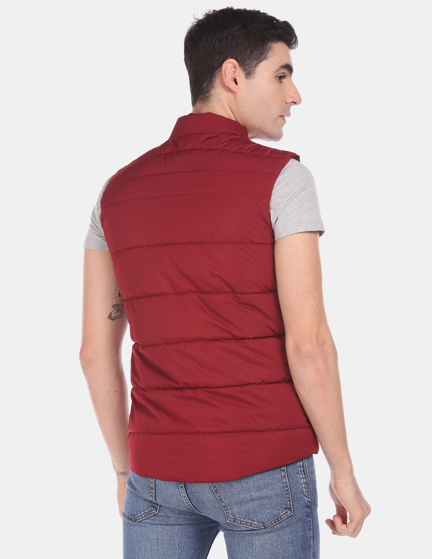 Sleeveless Quilted Gilet Jacket Red - U.S. POLO ASSN. | Large