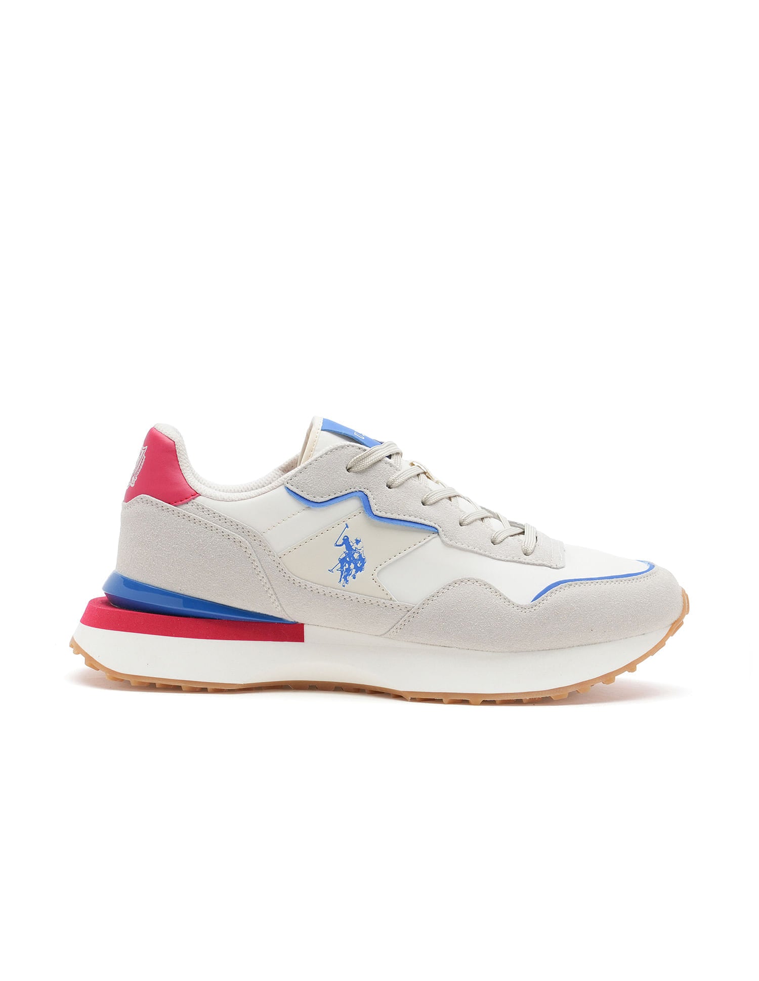 Men Wren Off White Retro Joggers Sneakers Off White - U.S. Polo Assn. India | Large