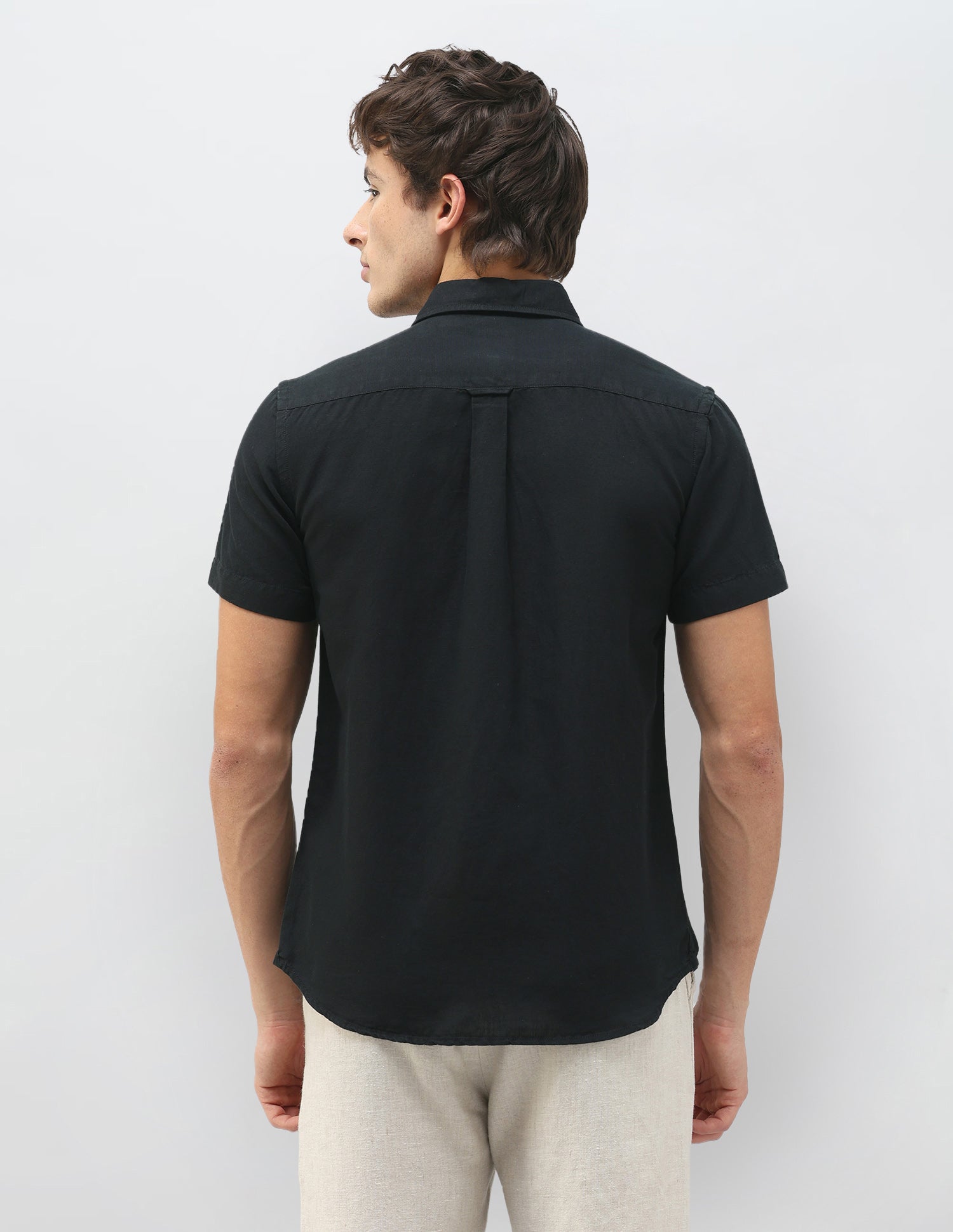 Motel On The Coast Regular Fit Shirt Black - U.S. Polo Assn. India | Large