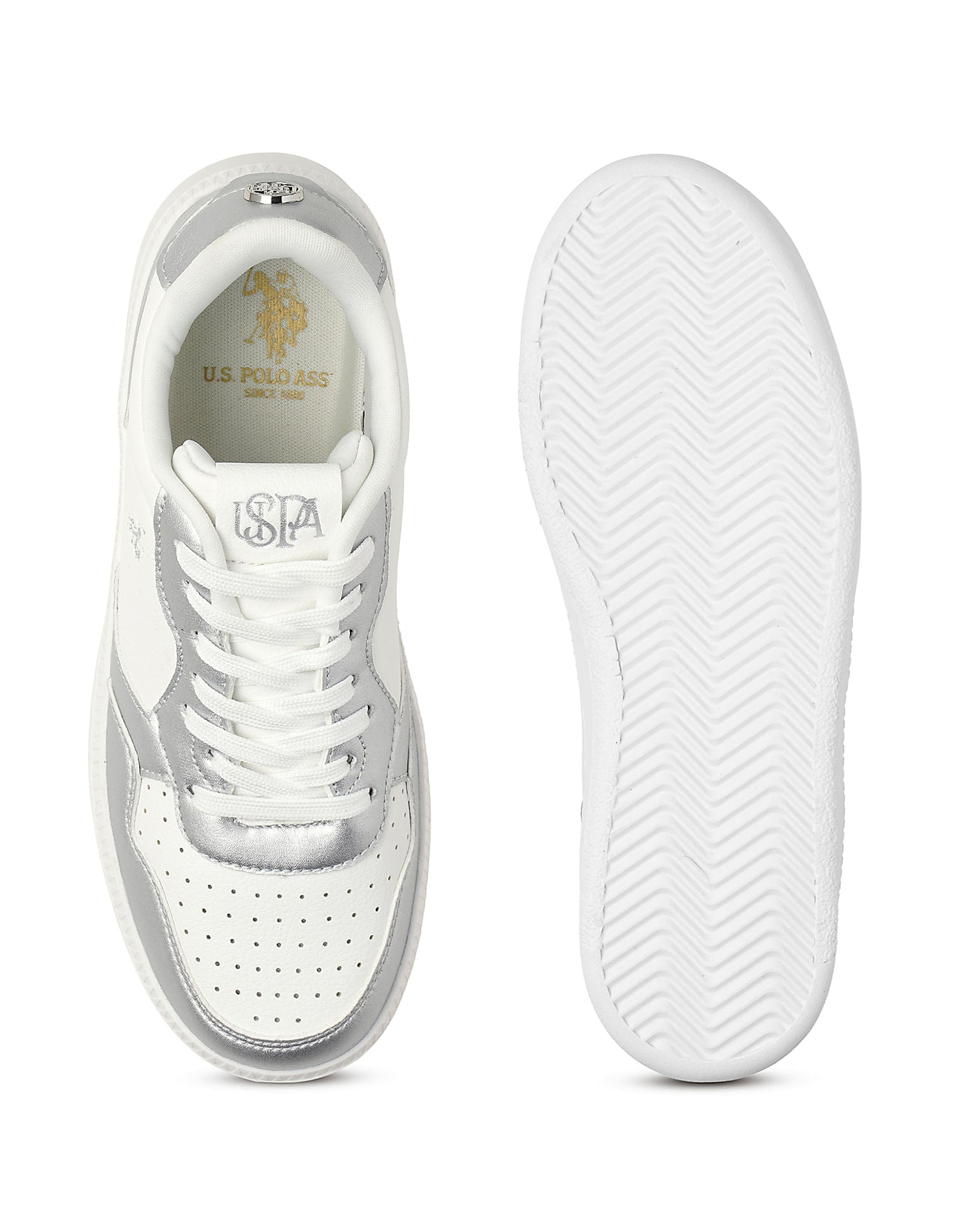 Colour Block Leontina Sneakers White - U.S. POLO ASSN. | Large