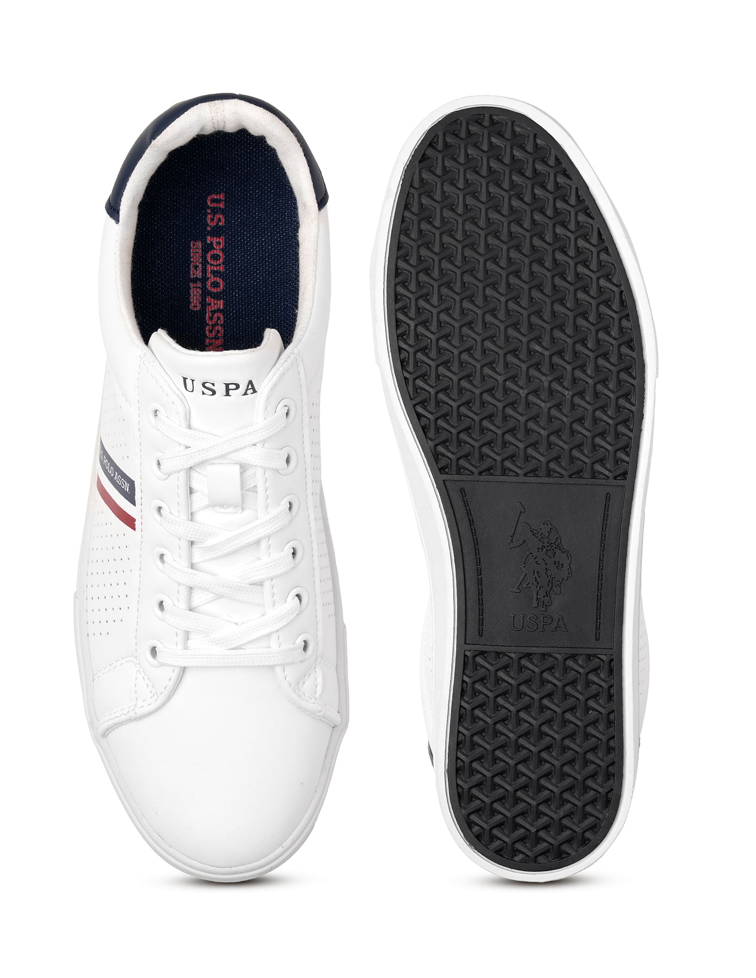 Round Toe Capron 3.0 Sneakers White - U.S. POLO ASSN. | Large