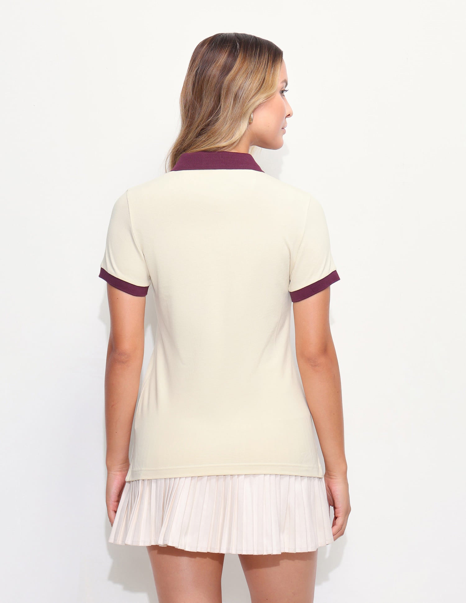 Contrast Collar Regular Fit Polo Shirt White - U.S. Polo Assn. India | Large