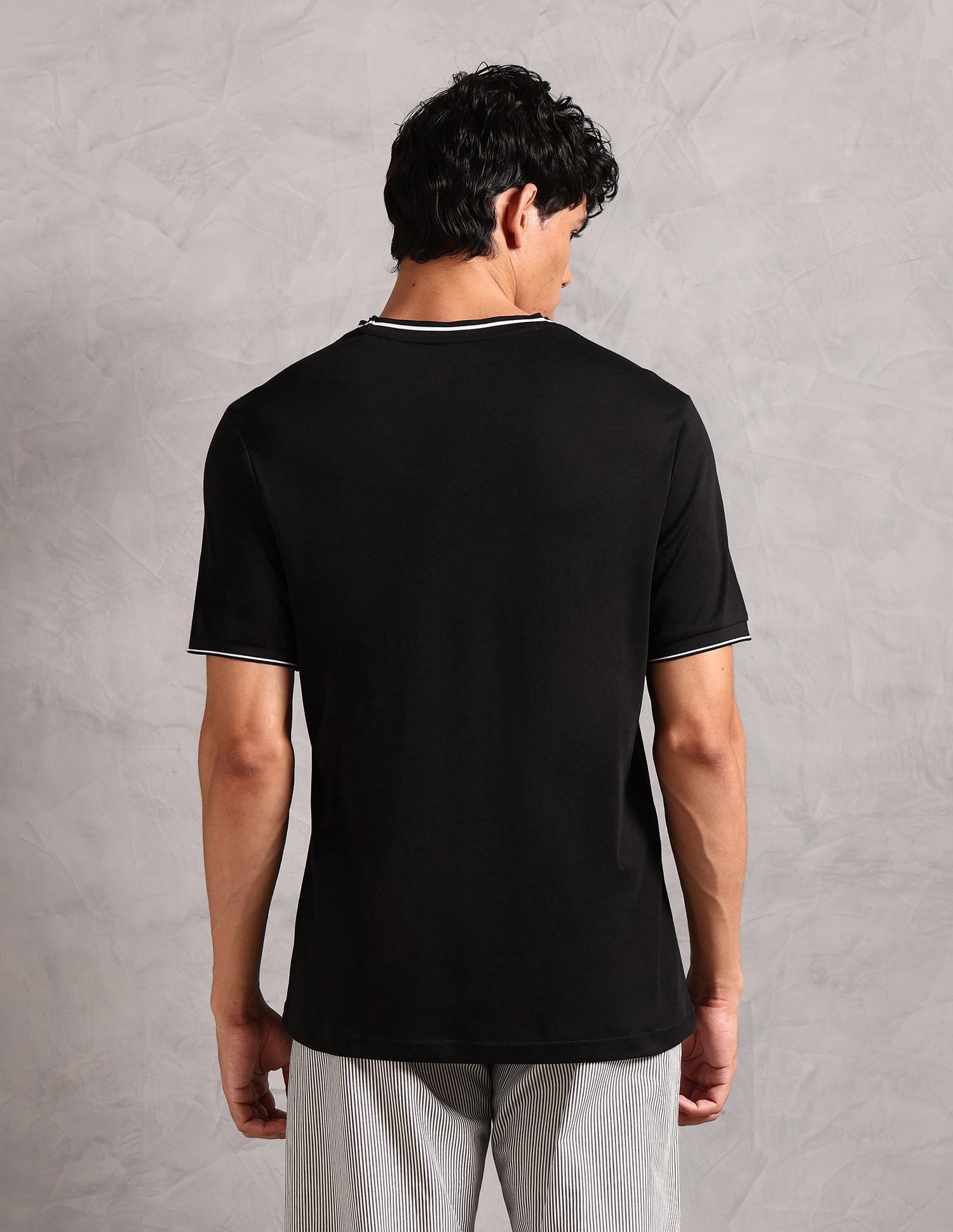 Crew Neck Comfort Fit OEE08 Lounge T-Shirt - Pack Of 1 Black - U.S. POLO ASSN. | Large