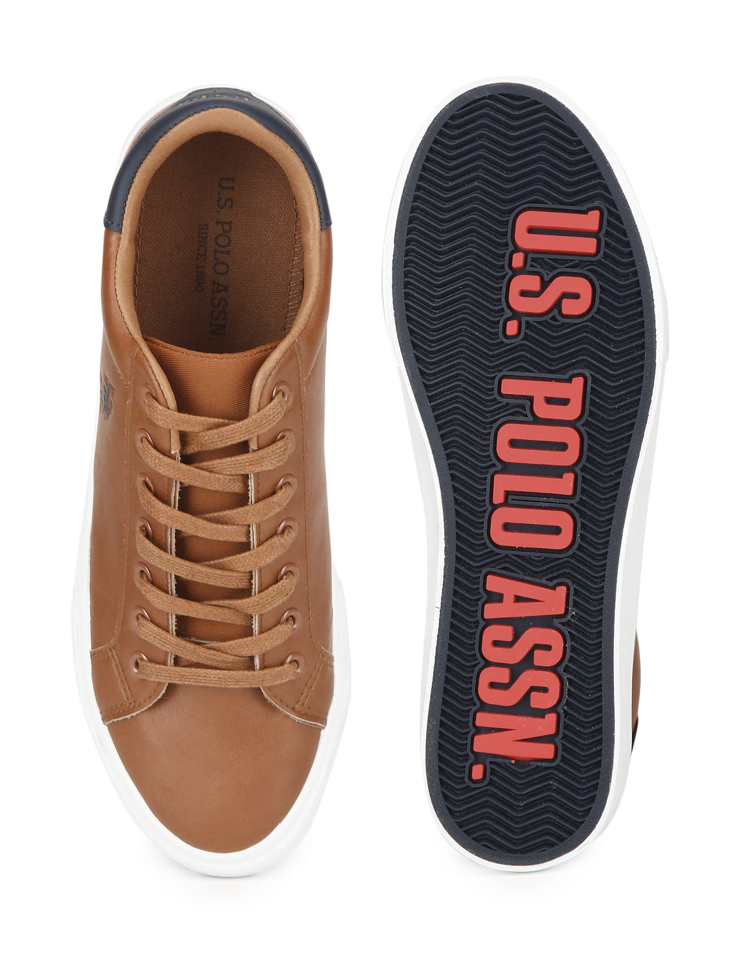 Men Madryn 5.0 Solid Sneakers Tan - U.S. Polo Assn. India | Large