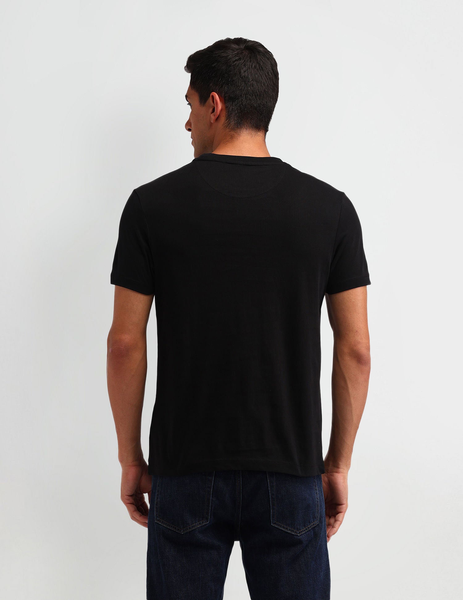 Outdoor Muscle Fit Brand T-Shirt Black - U.S. POLO ASSN. | Large