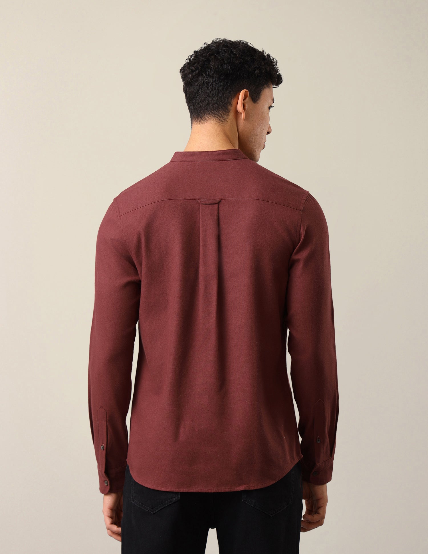 Twill Solid Shirt Rust - U.S. Polo Assn. India | Large