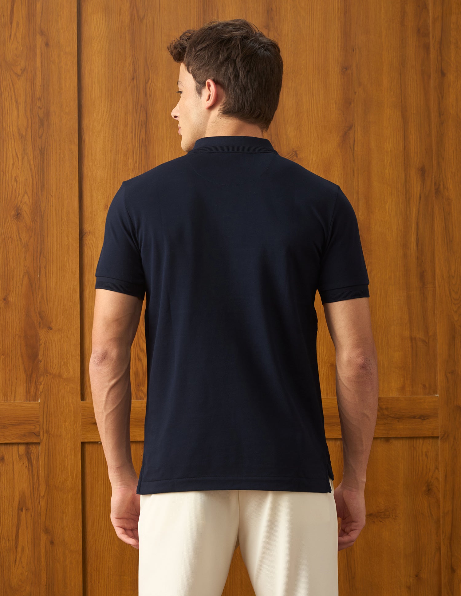 Brand Embroidered Slim Fit Polo Shirt Navy - U.S. Polo Assn. India | Large