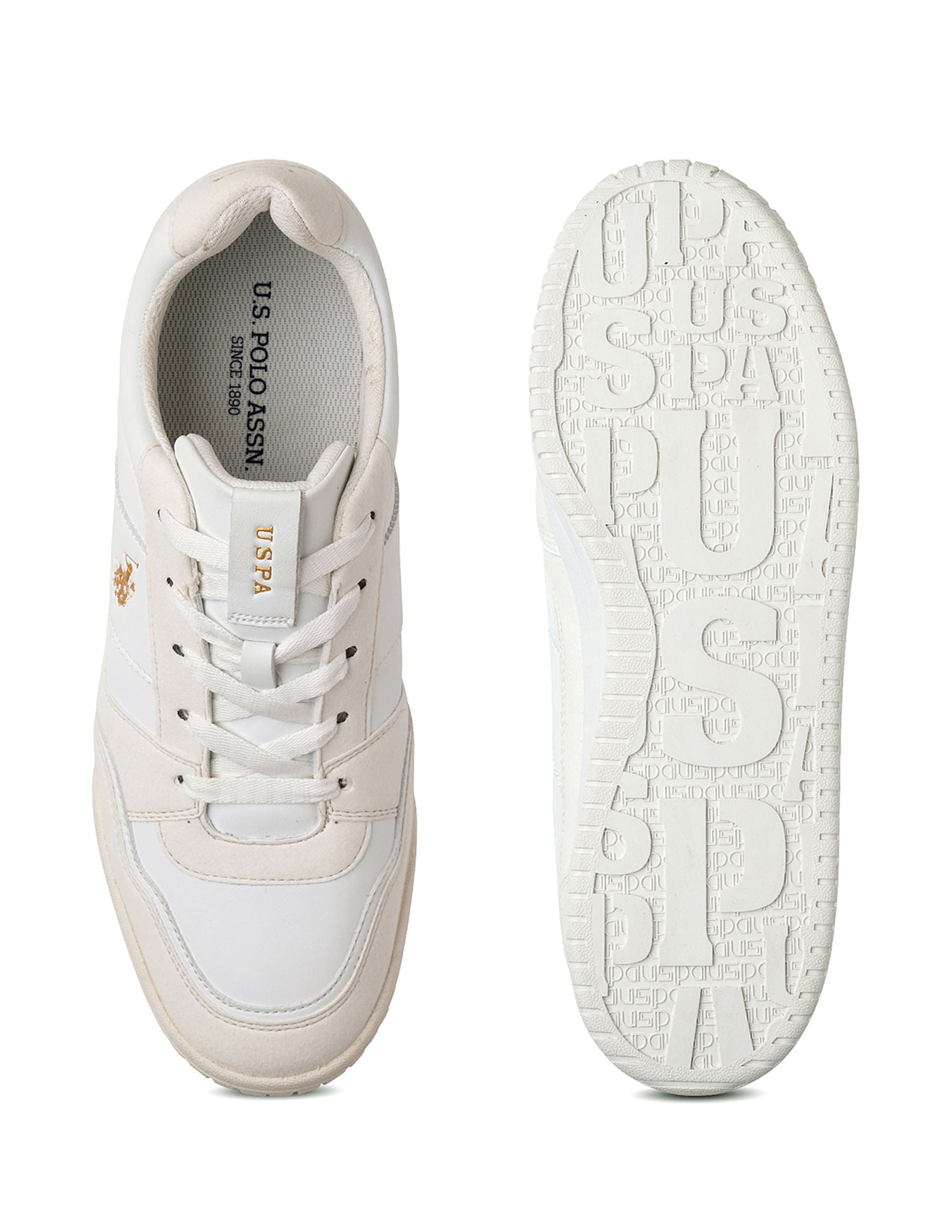 Men Rever Sneakers White - U.S. POLO ASSN. | Large