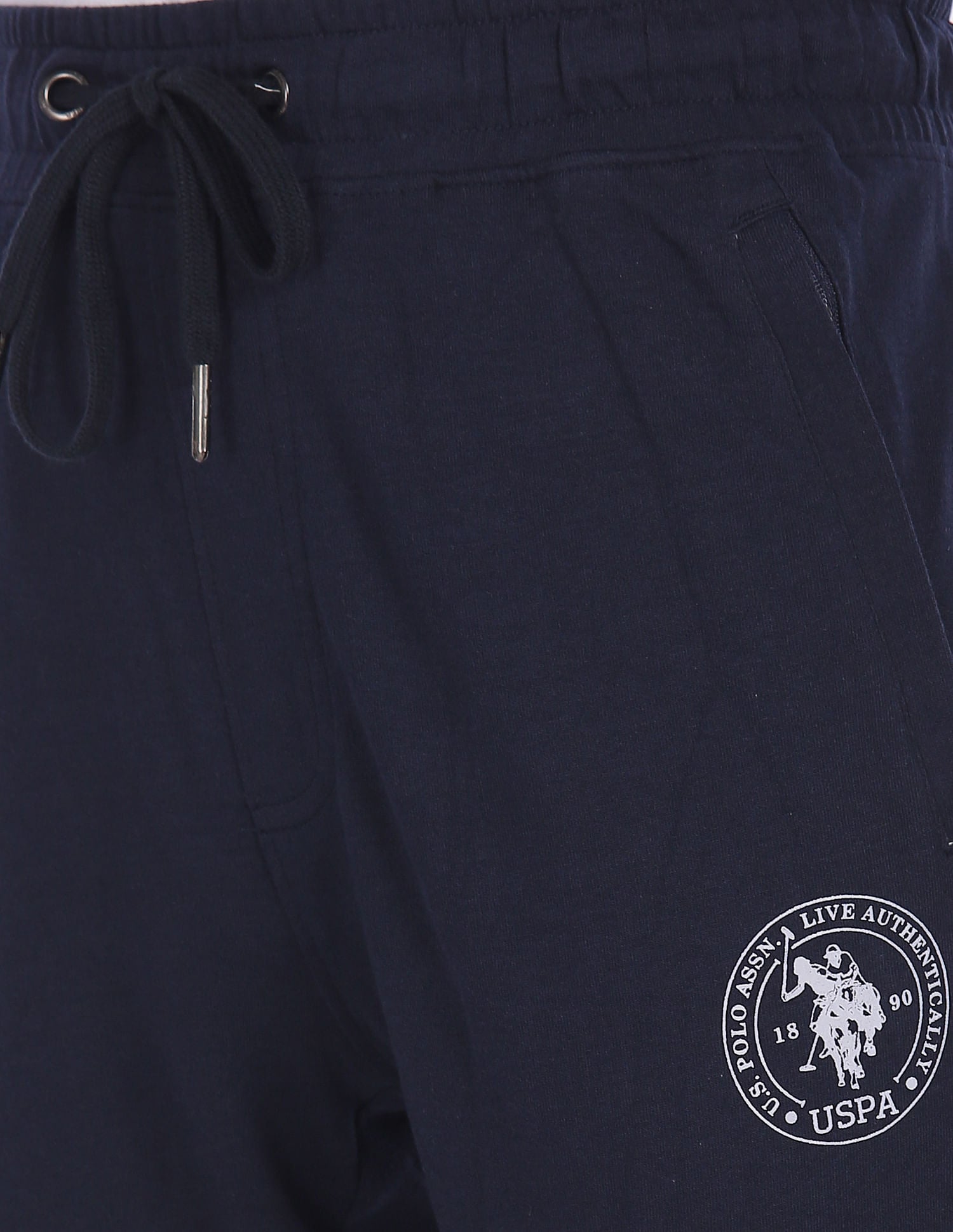 Solid Tri Blend I684 Lounge Track Pants - Pack Of 1 Navy - U.S. POLO ASSN. | Large
