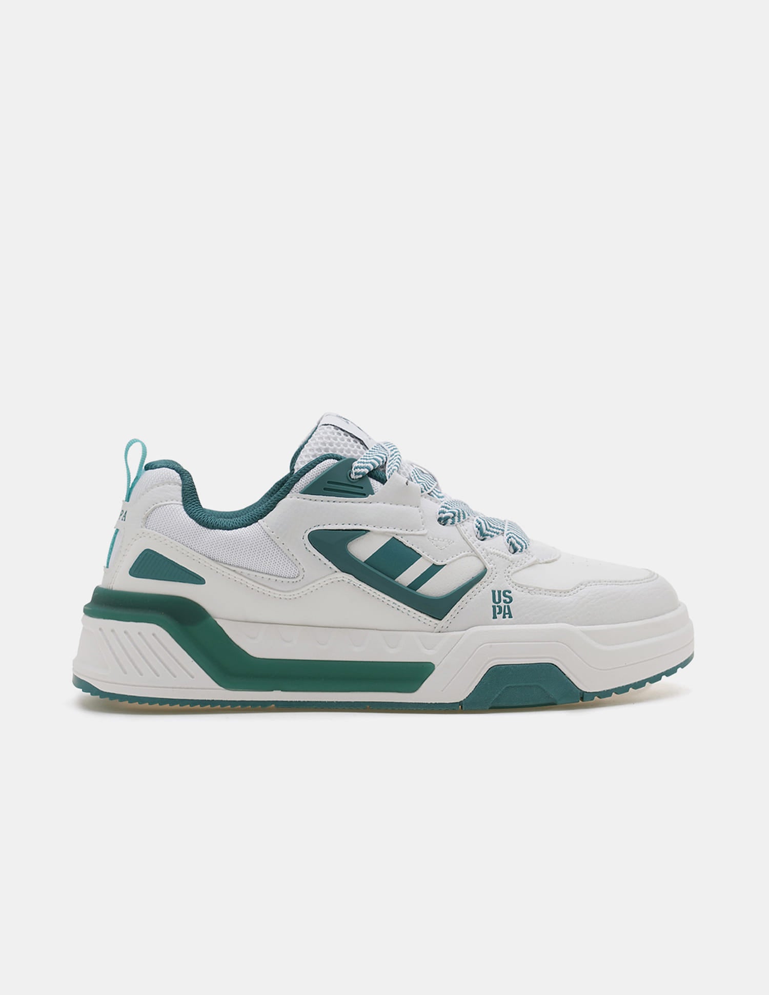 Men Damen Colour Blocked Sneakers White - U.S. Polo Assn. India | Large