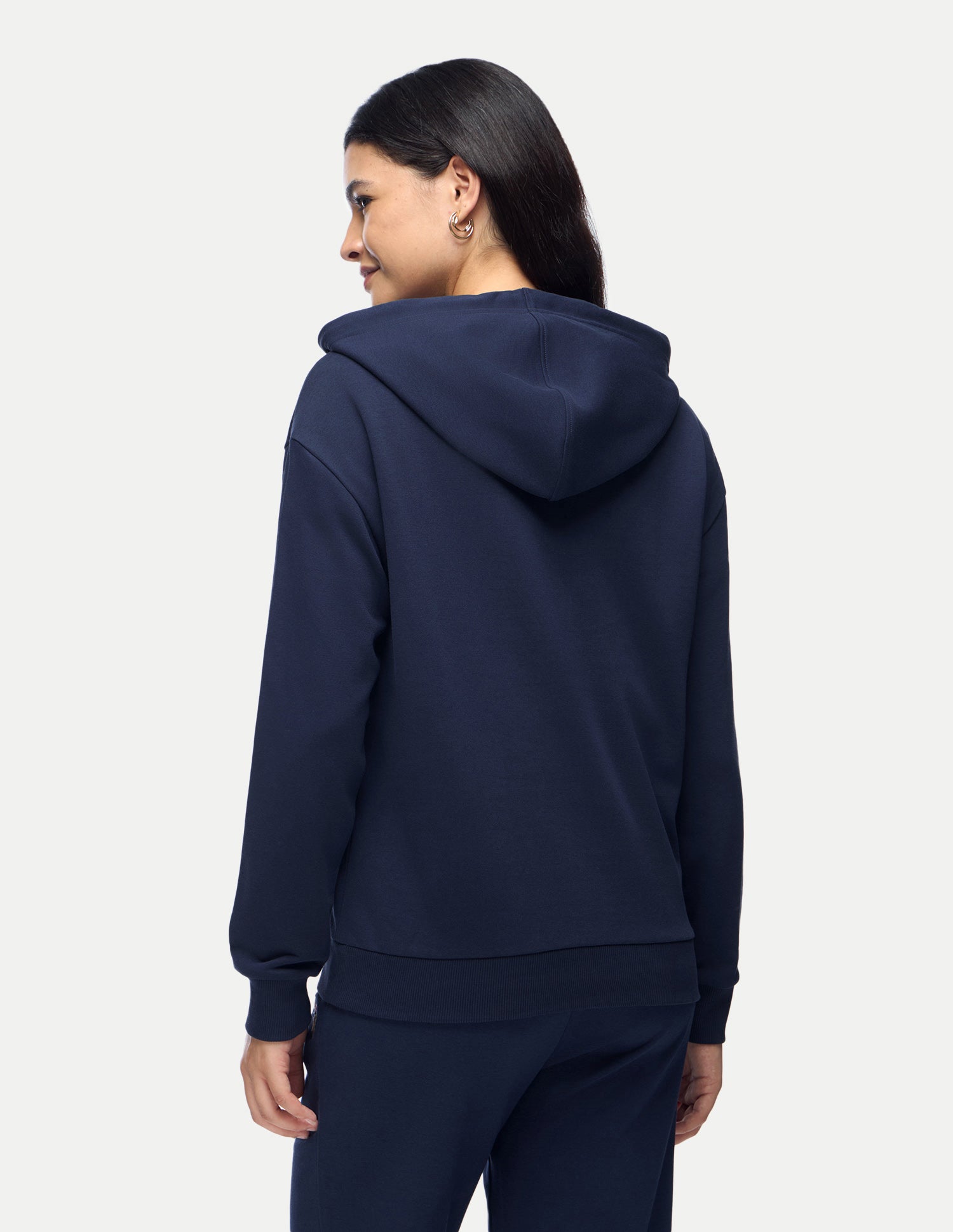Brand Embroidered Relaxed Fit Sweatshirt Blue - U.S. Polo Assn. India | Large