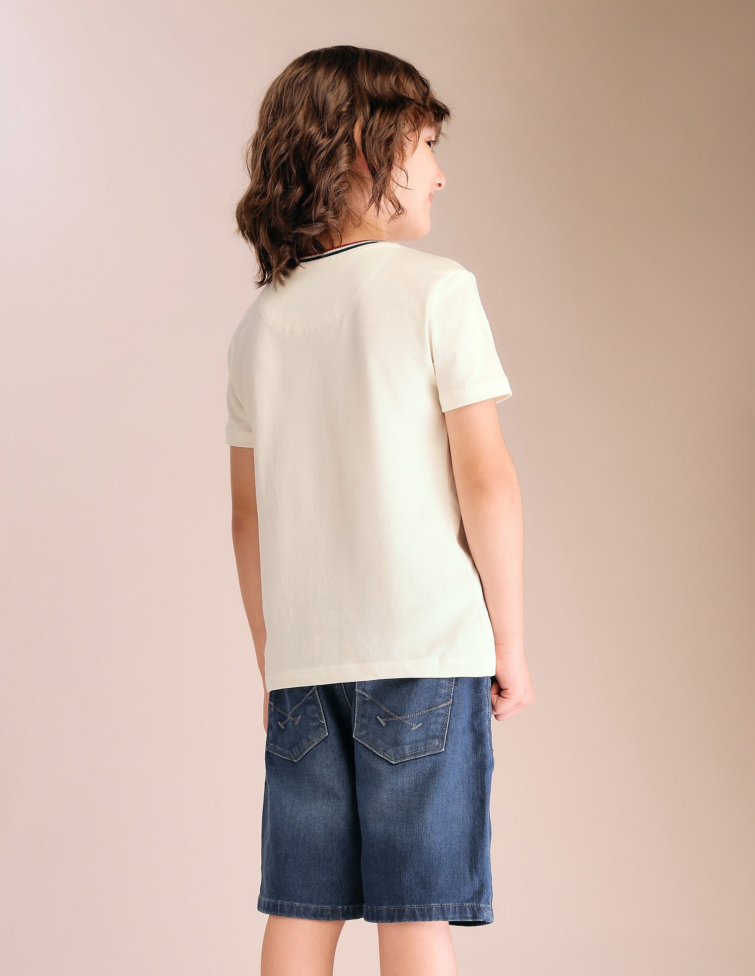 Boys Regular Fit Pure Cotton T-Shirt White - U.S. POLO ASSN. | Large