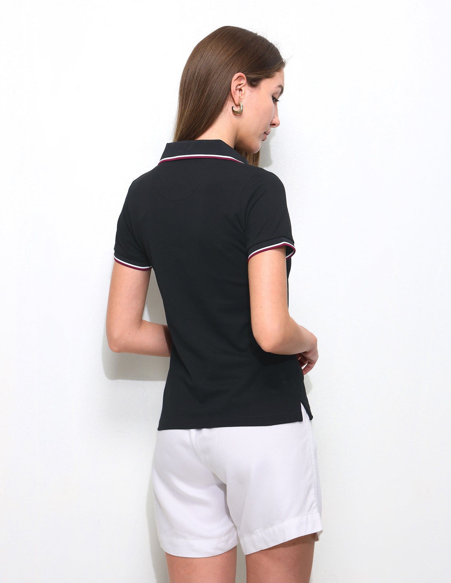 Solid Regular Fit Polo Shirt Black - U.S. Polo Assn. India | Large