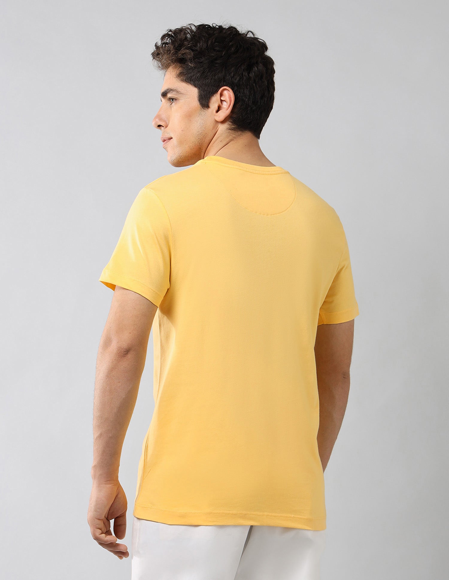 Muscle Fit Americana T-Shirt Yellow - U.S. Polo Assn. India | Large