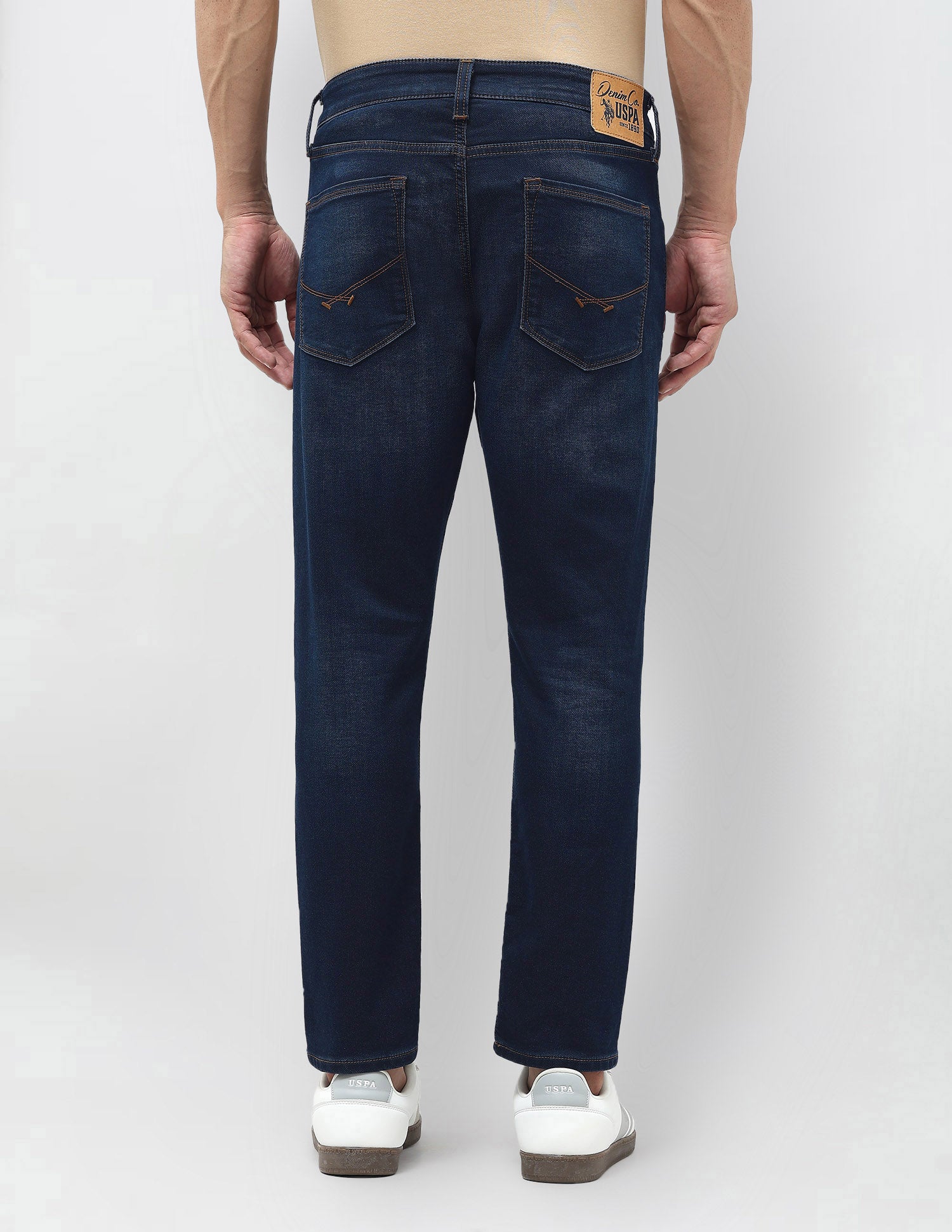 Henry Tapered Fit Blue Jeans Dark Blue - U.S. POLO ASSN. | Large