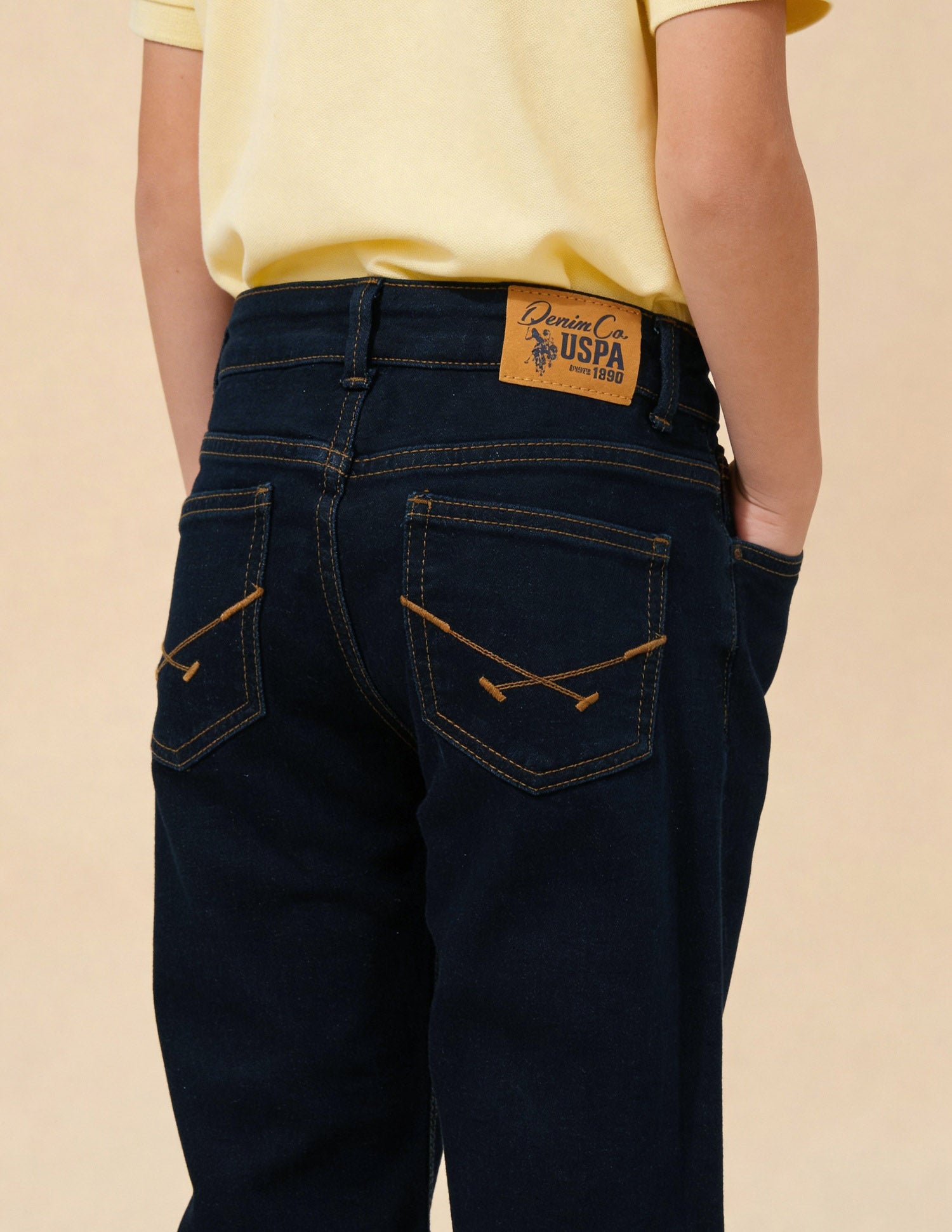 Bootcut Fit Blue Jeans Dark Blue - U.S. Polo Assn. India | Large