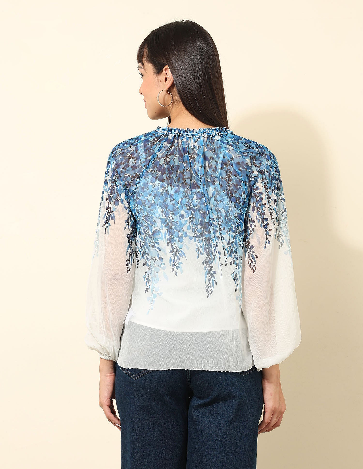 Floral Printed Top Multi - U.S. POLO ASSN. | Large