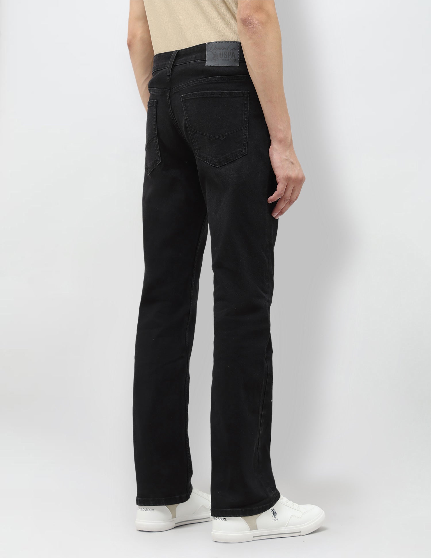 Connor Bootcut Black Jeans Black - U.S. POLO ASSN. | Large