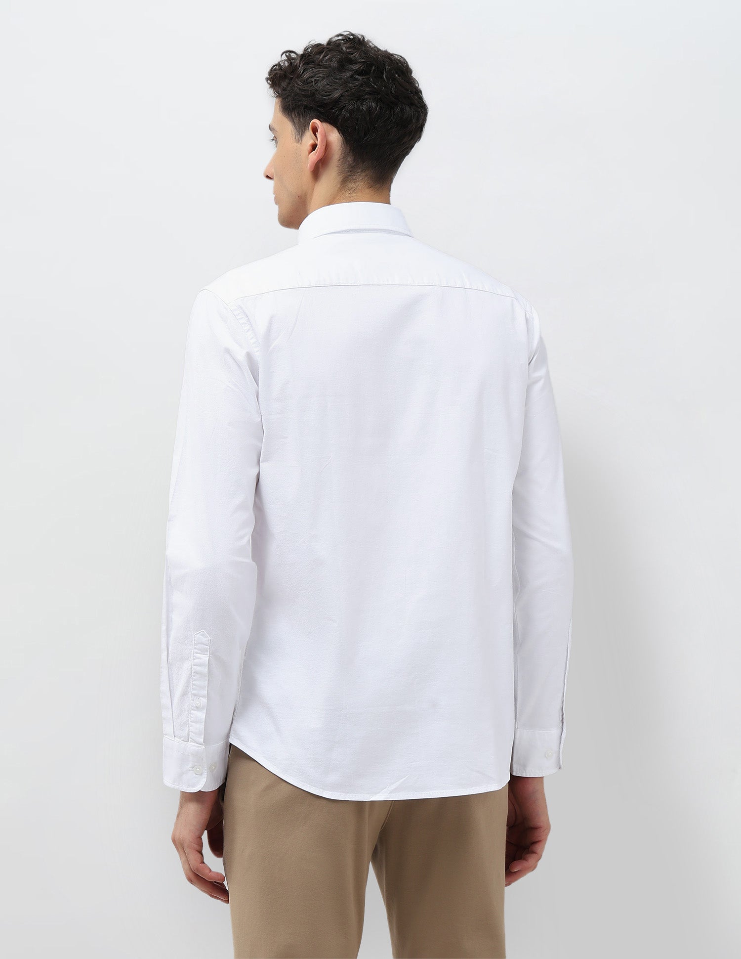 Tailored Fit Oxford Shirt White - U.S. POLO ASSN. | Large