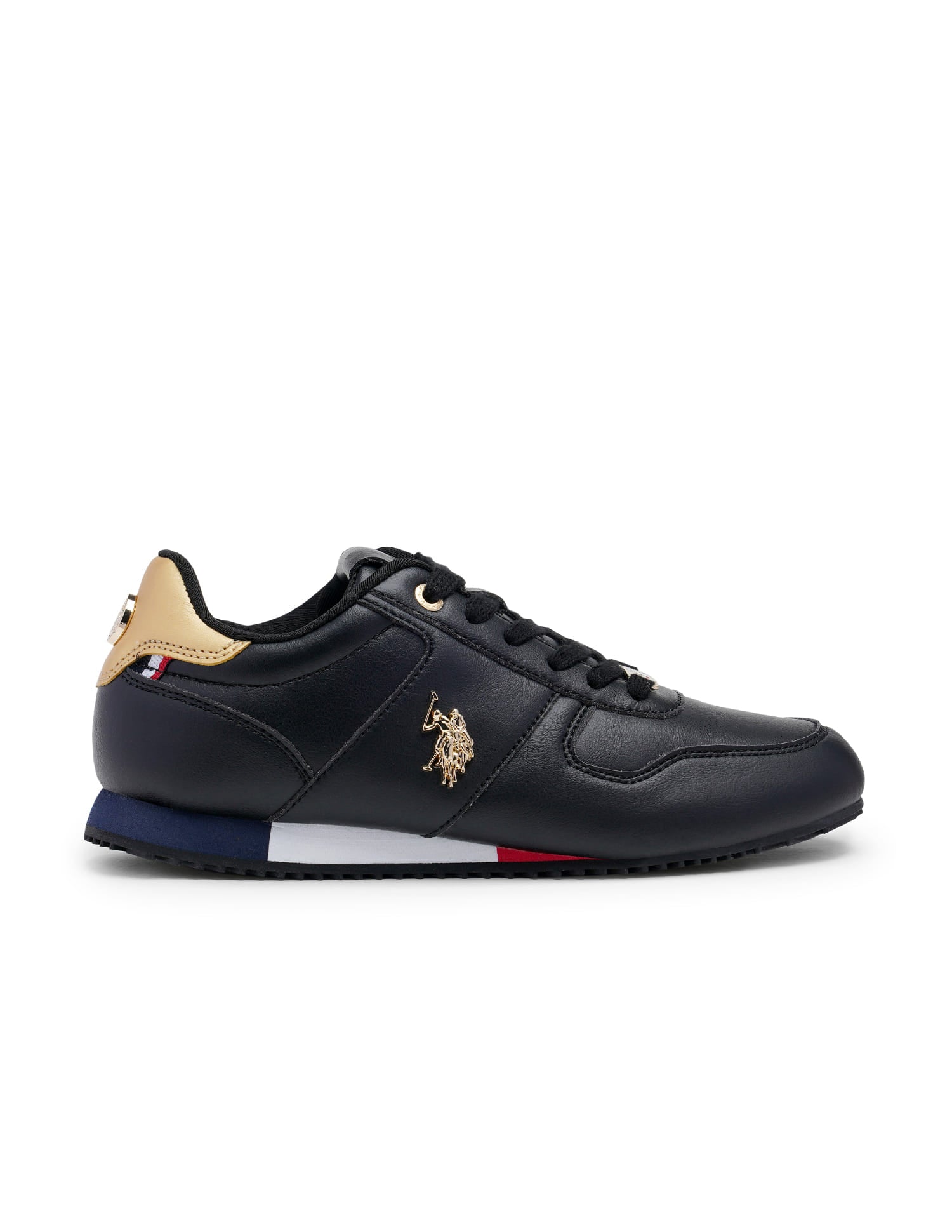 Sorrento Retro Sneakers Shoes Black - U.S. Polo Assn. India | Large