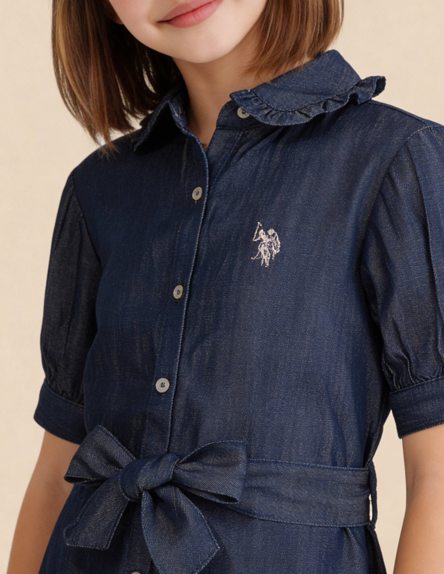 Denim Regular Fit Shirt Dress Navy - U.S. Polo Assn. India | Large