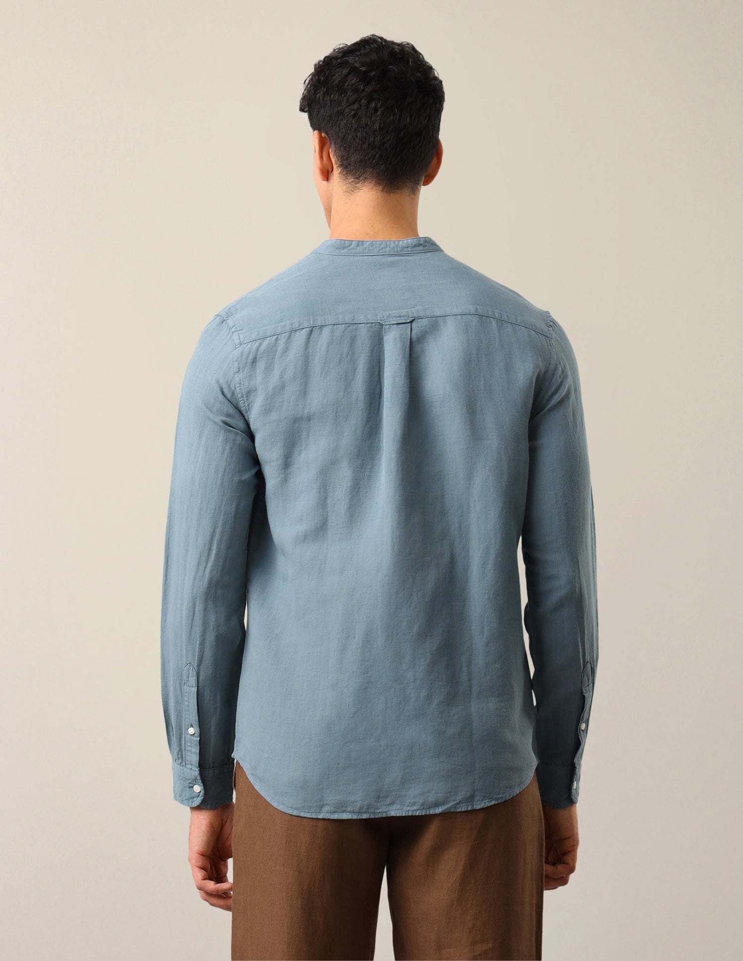 Solid Regular Fit Shirt Teal - U.S. Polo Assn. India | Large