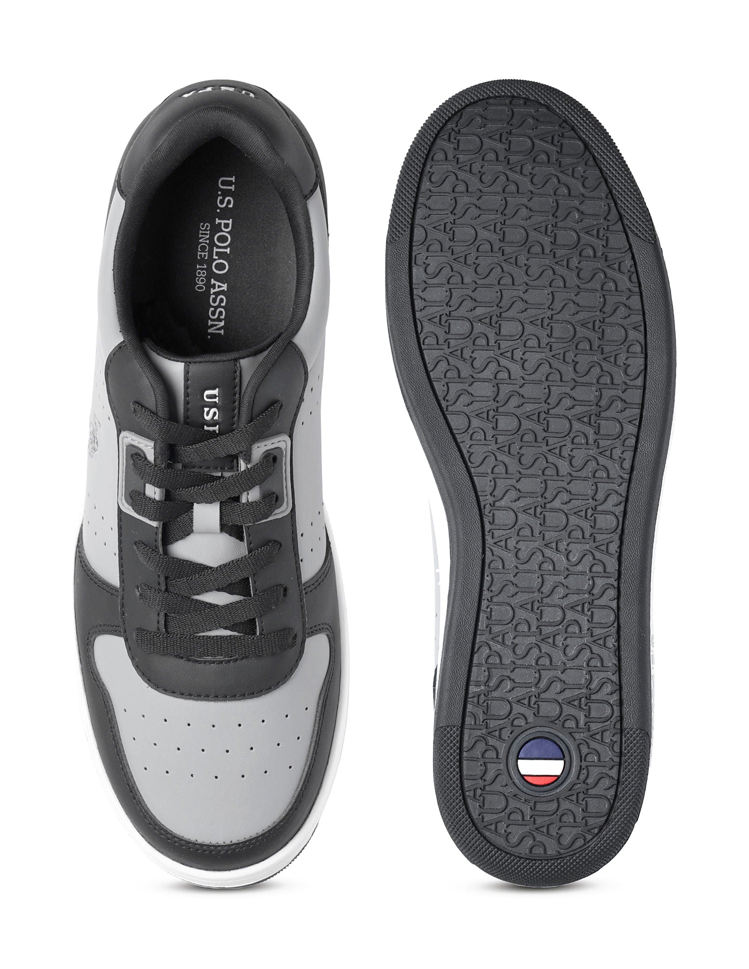 Men Oakley 2.0 Colourblocked Sneakers Black - U.S. POLO ASSN. | Large