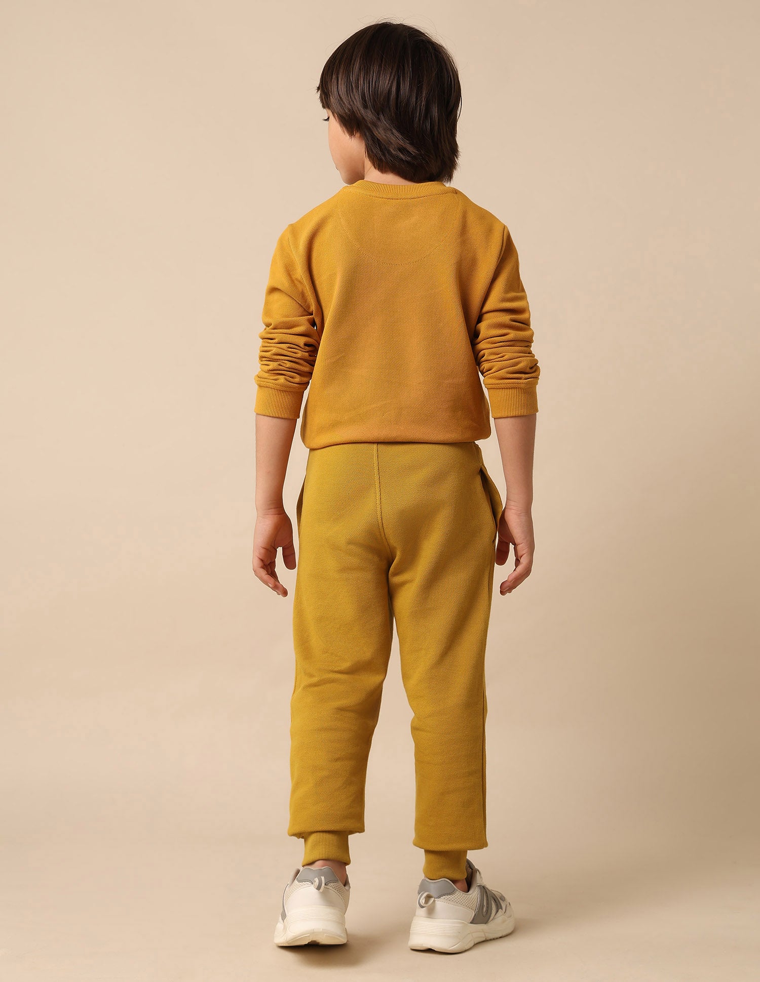 Textured Regular Fit Joggers Yellow - U.S. POLO ASSN. | Large