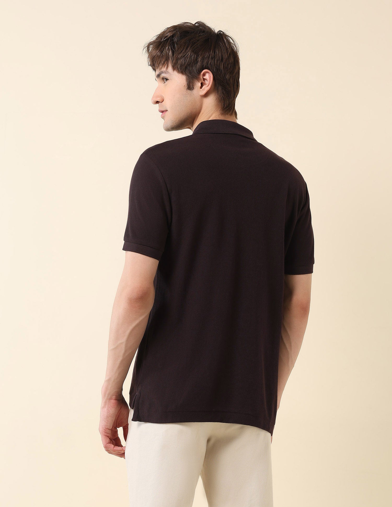 Colourblocked Classic Polo Shirt Dark Brown - U.S. POLO ASSN. | Large