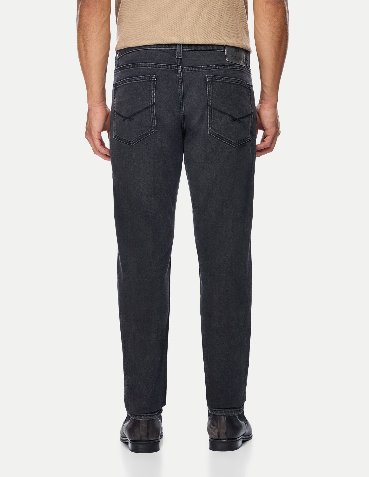 Brandon Slim Tapered Fit Jeans Black - U.S. Polo Assn. India | Large