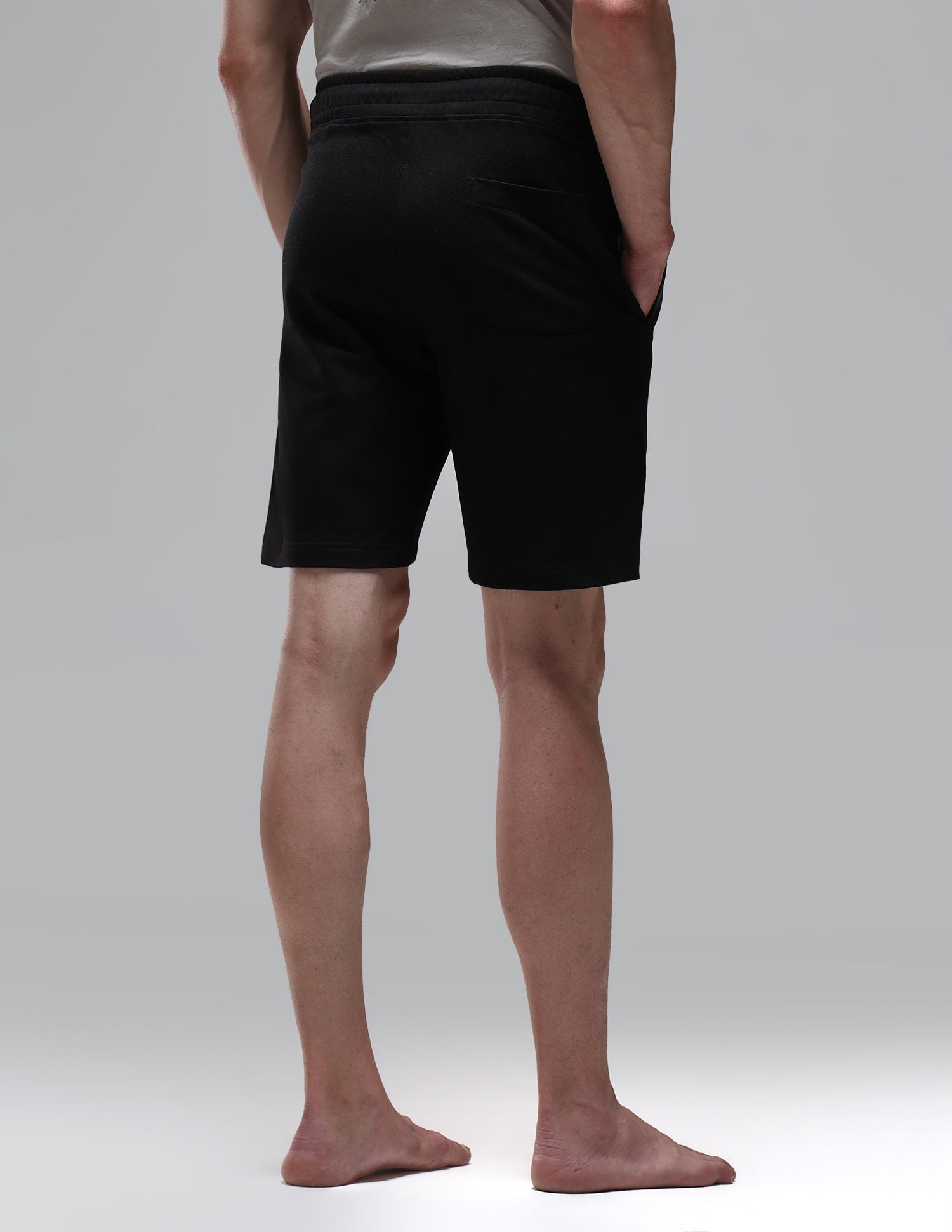 Cotton Rich OES11 Lounge Shorts Black - U.S. Polo Assn. India | Large