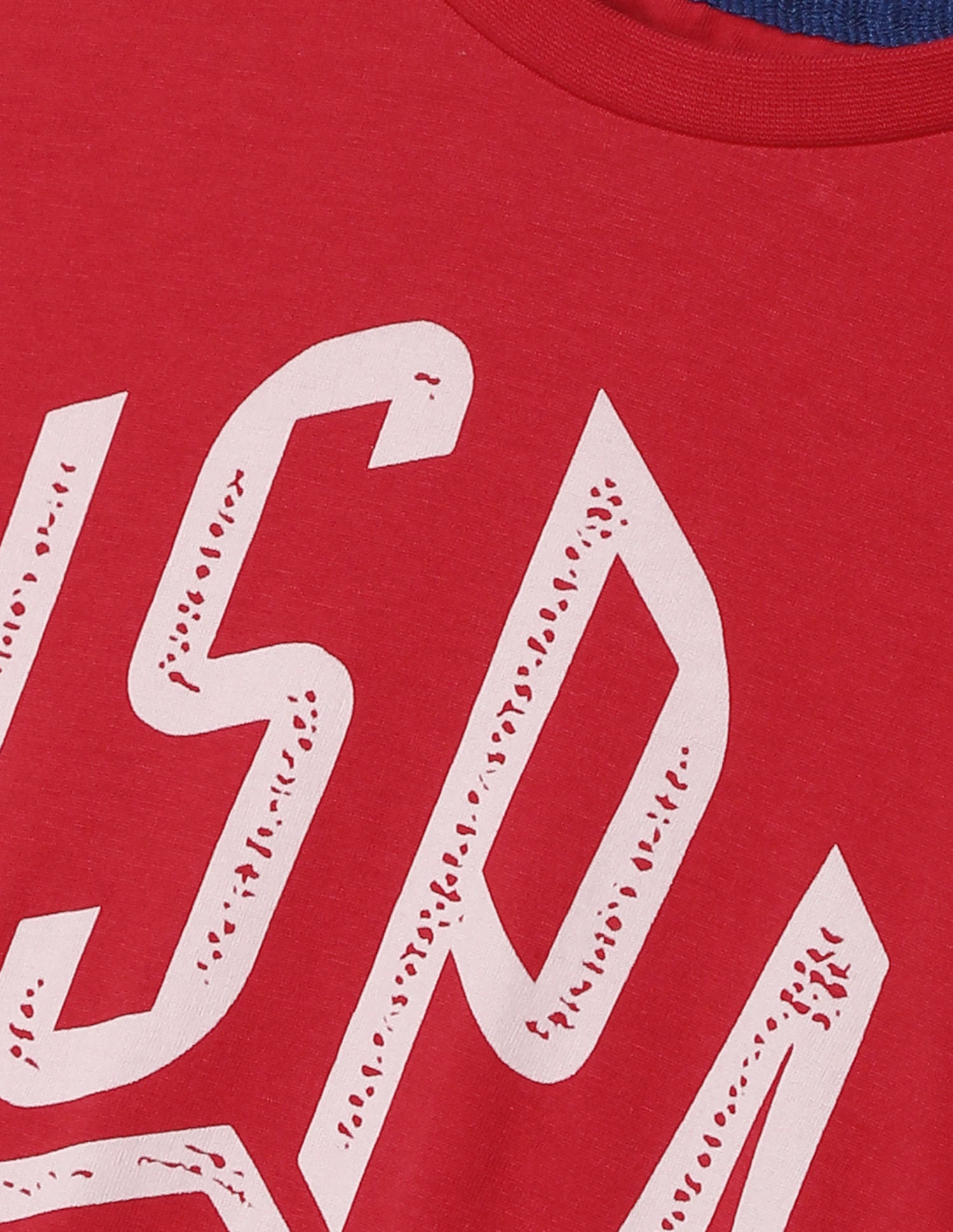 Crew Neck Printed T-Shirt - Pack Of 2 Grey and Red - U.S. POLO ASSN. | Large